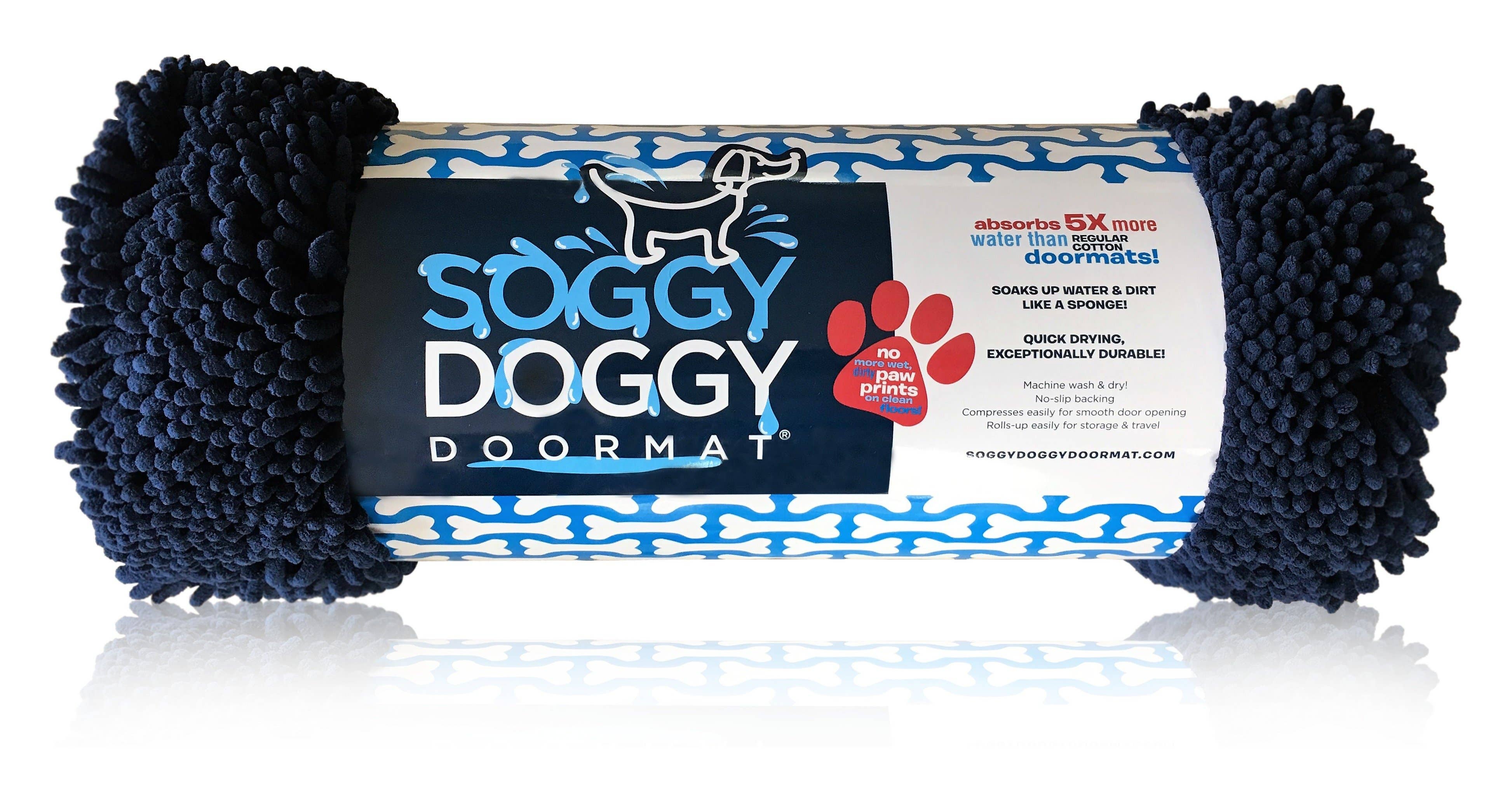 Soggy Doggy Doormat - Extra Large Navy Blue Soggy Doggy Doormat - MaisonBeach