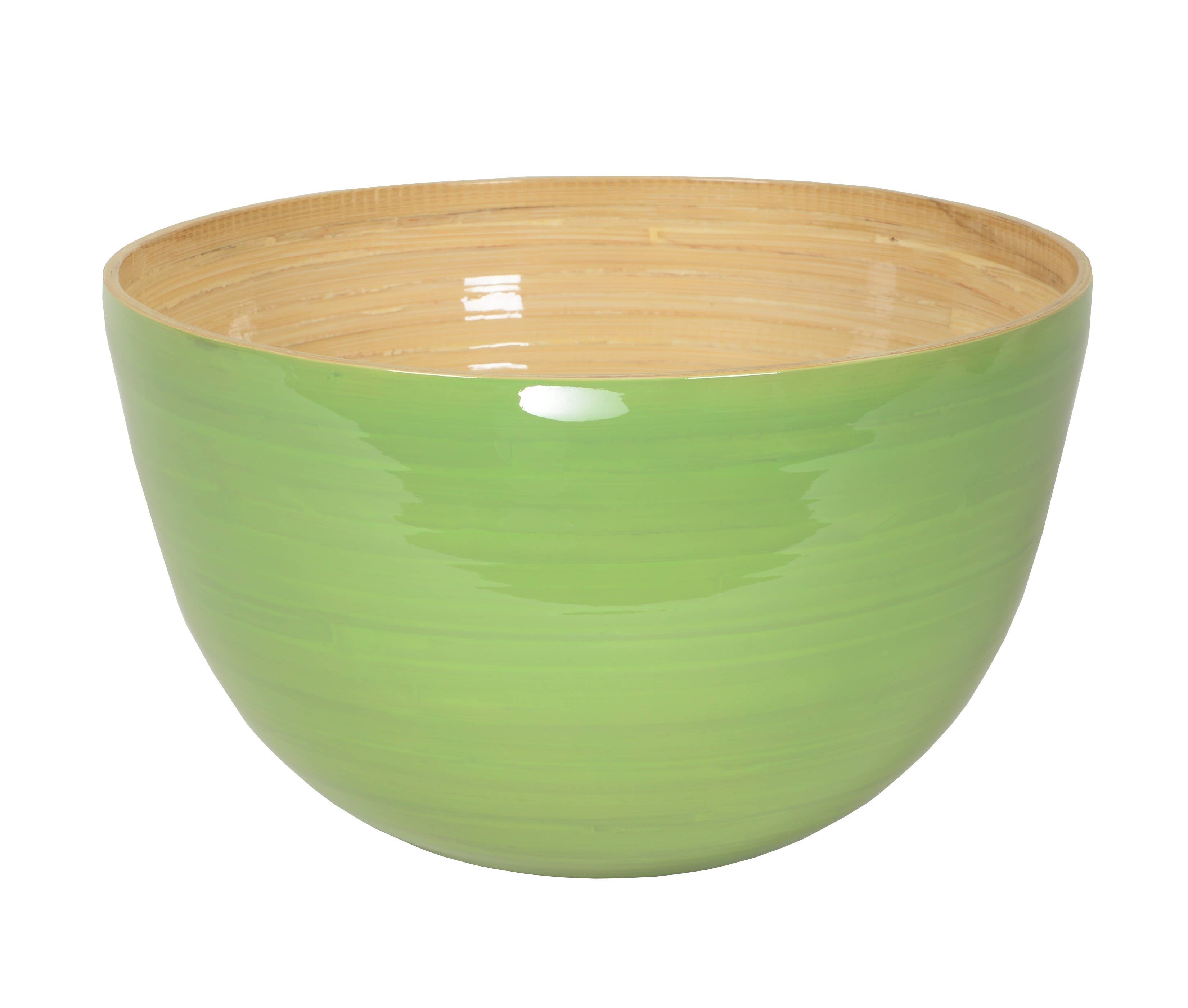 Blue Bamboo Family Bowl 11.7" Diameter x 7" Tall - MaisonBeach