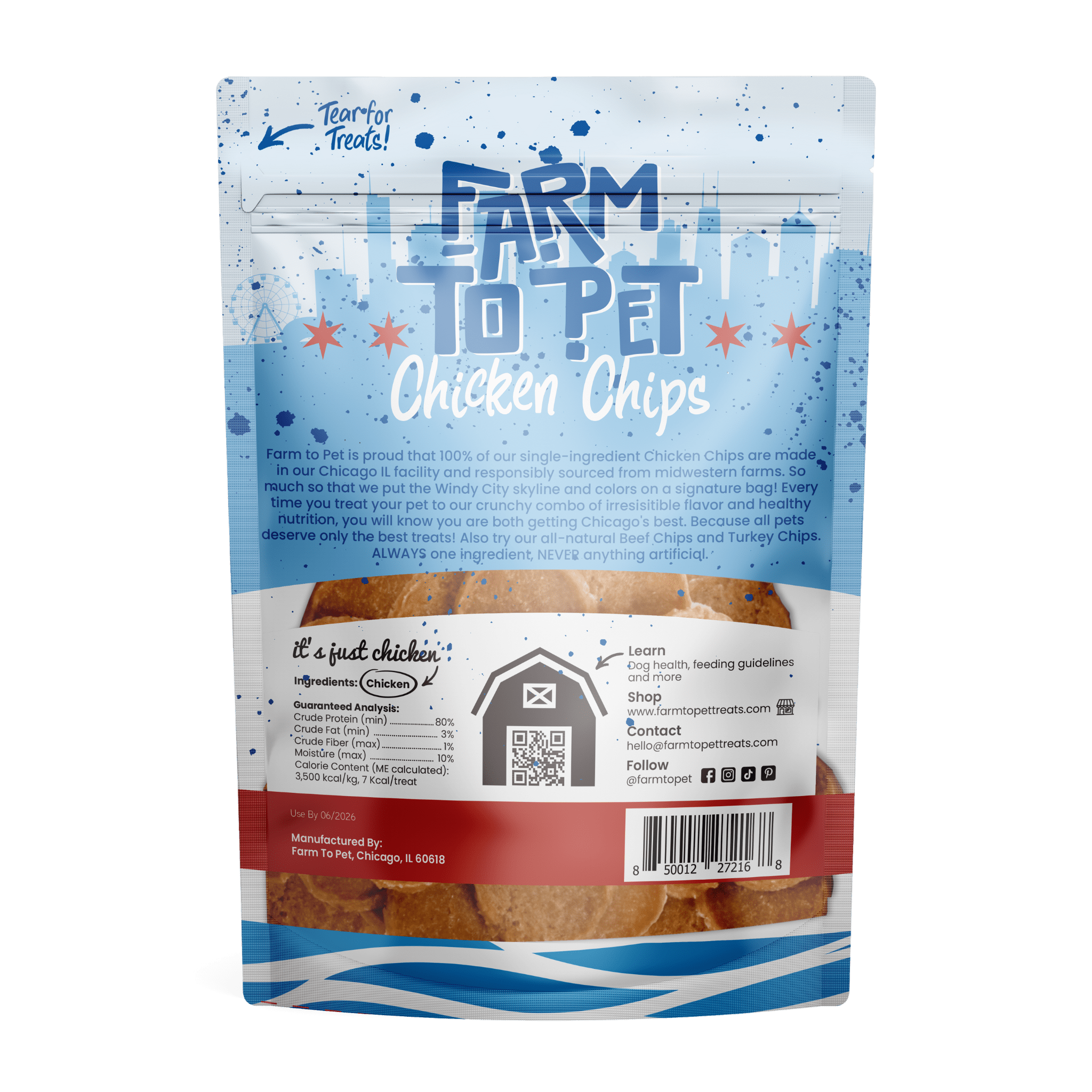 Farm to Pet - Chicago Chicken Chips - MaisonBeach