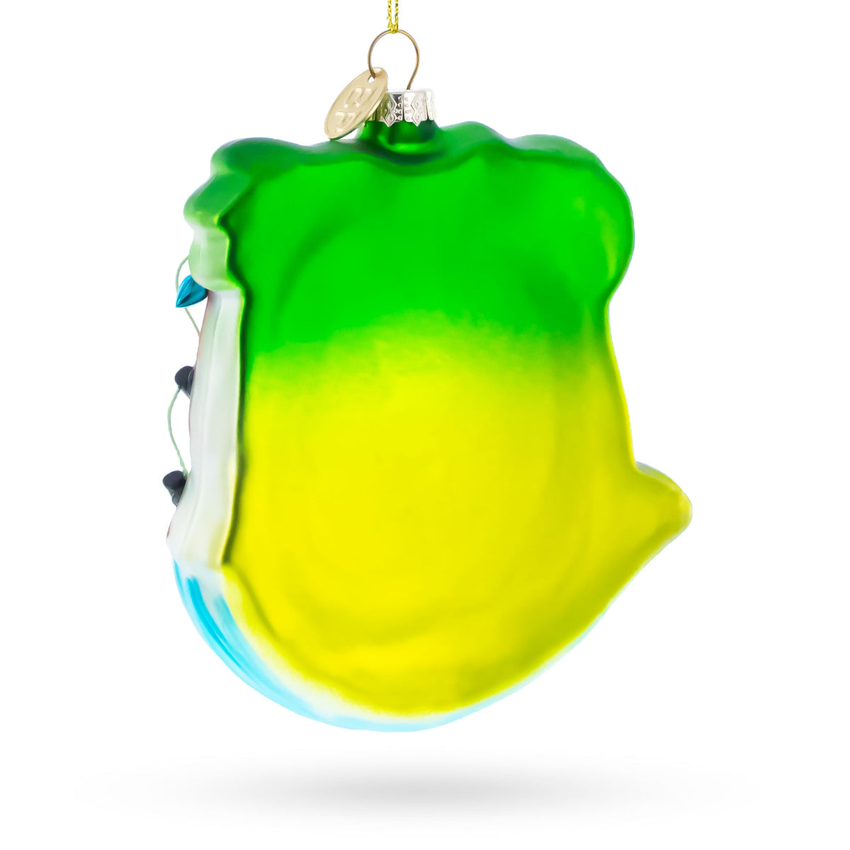 Florida Palm Tree Welcome Sign Glass Christmas Ornament - MaisonBeach