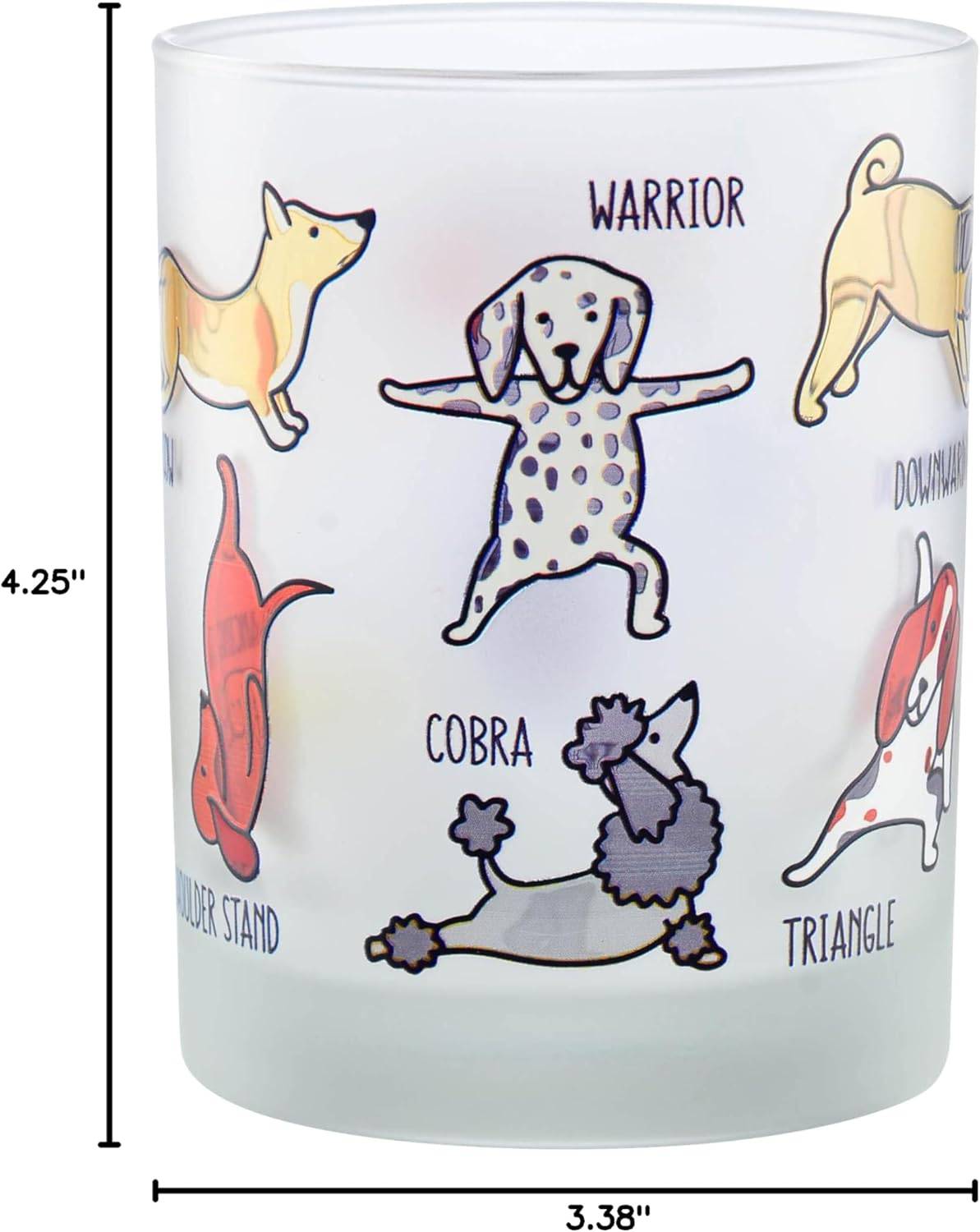 Culver - Doggy Yoga Double Old Fashion-Set of 2 - MaisonBeach