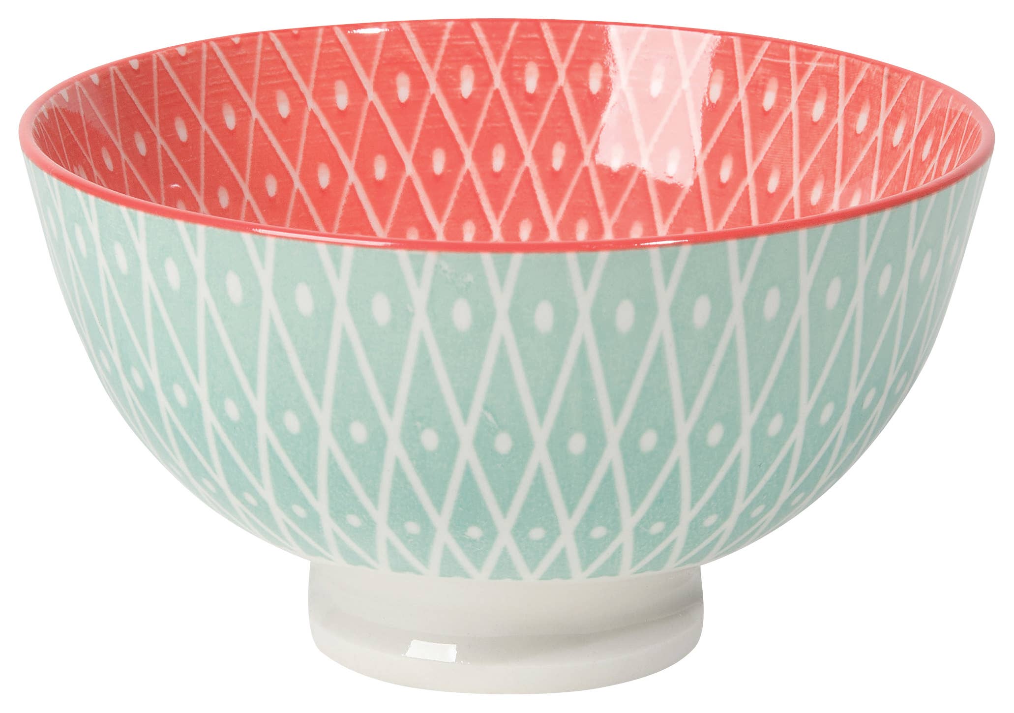Now Designs by Danica - Geo Pink Stamped Bowl 4 inch
