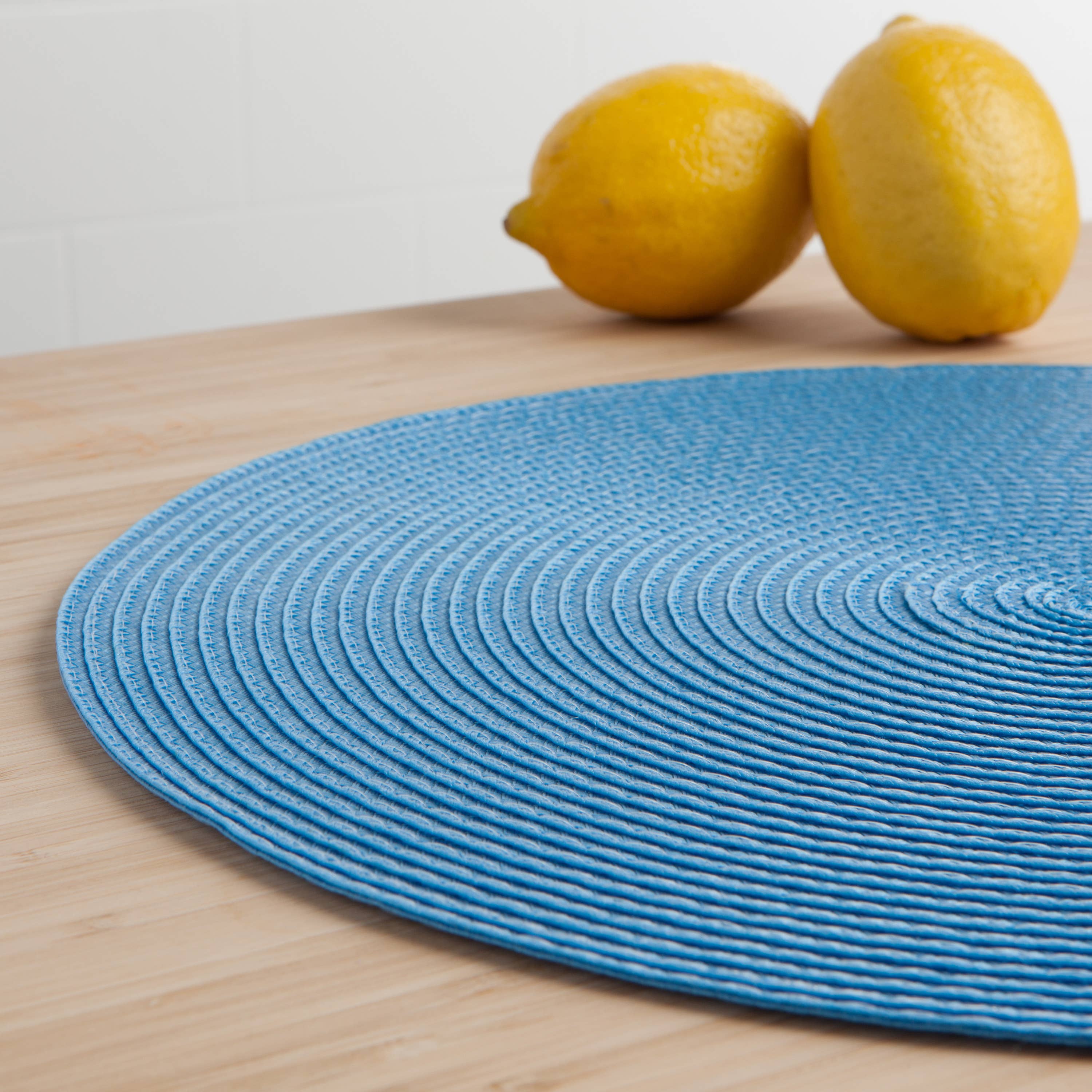 Now Designs by Danica - Disko French Blue Round Placemat