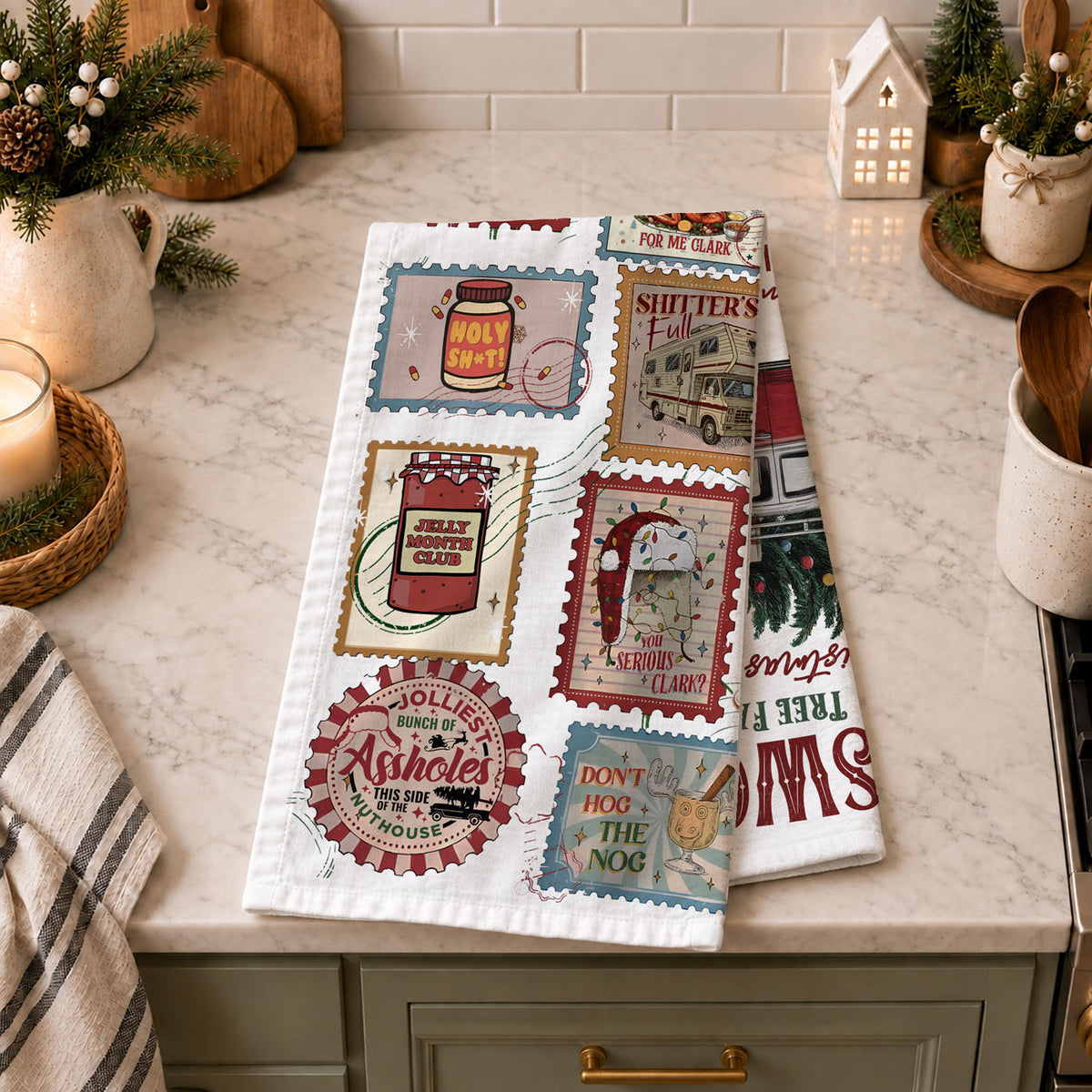 Griswold Christmas Towel