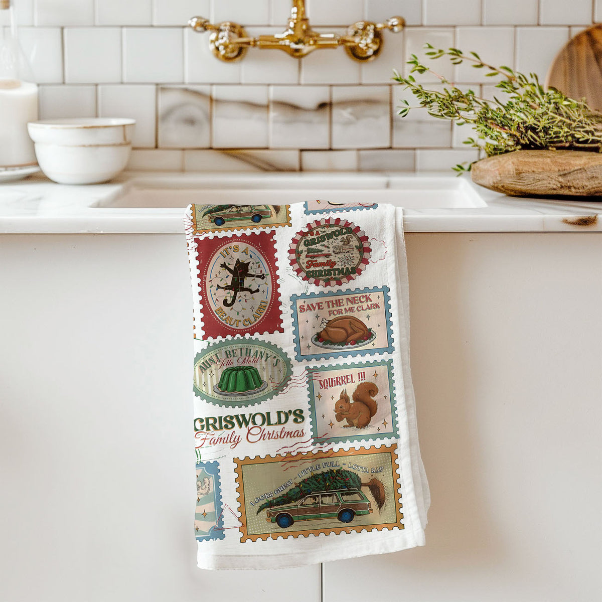 Griswold Christmas Towel