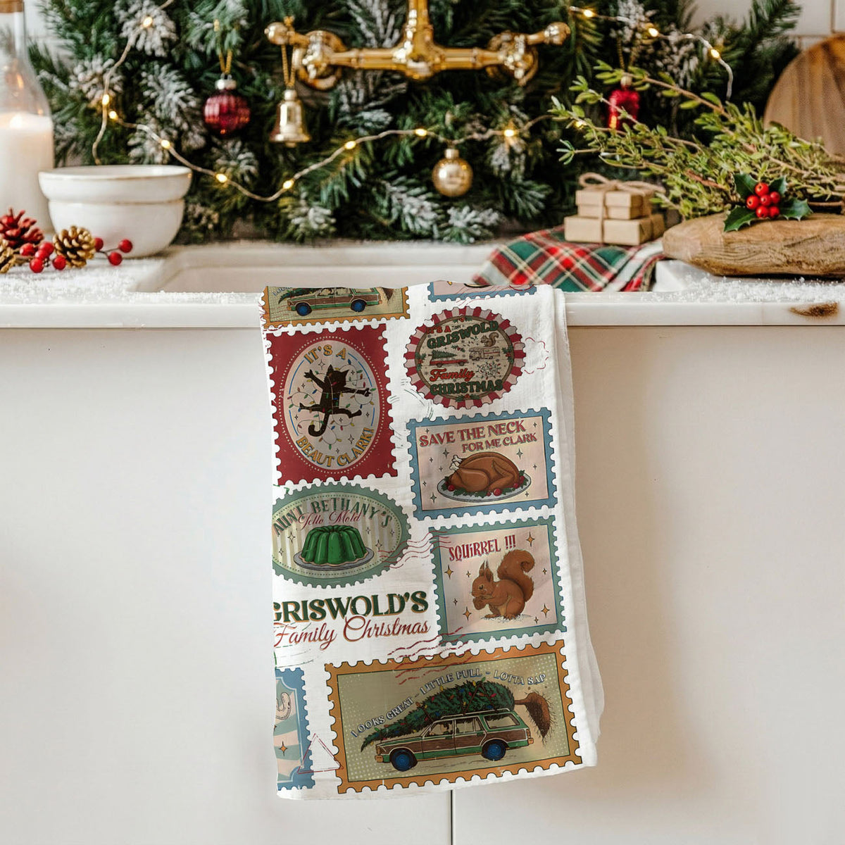 Griswold Christmas Towel