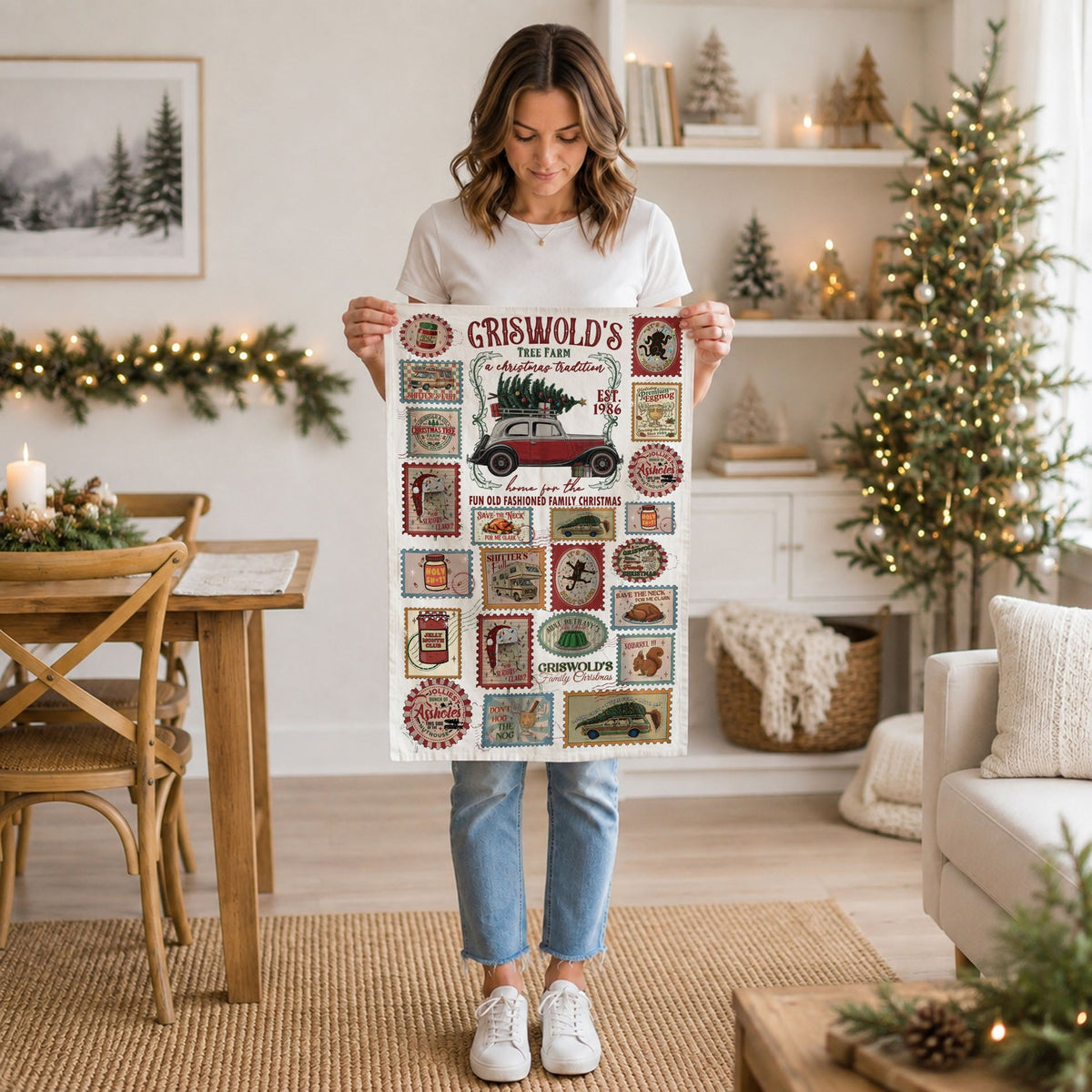 Griswold Christmas Towel