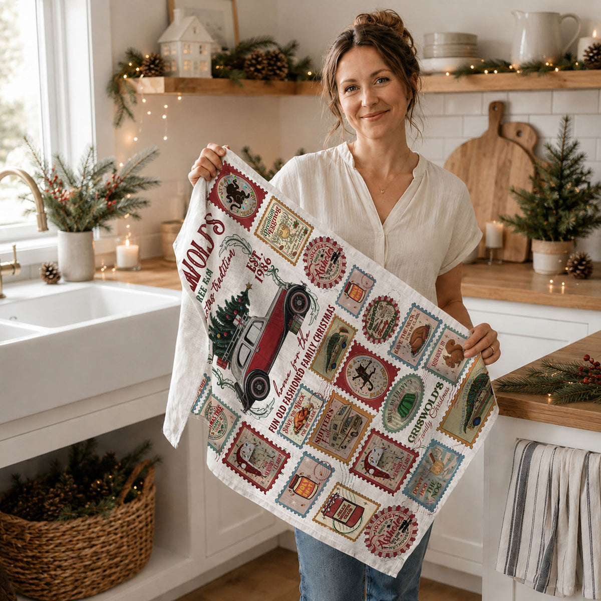 Griswold Christmas Towel