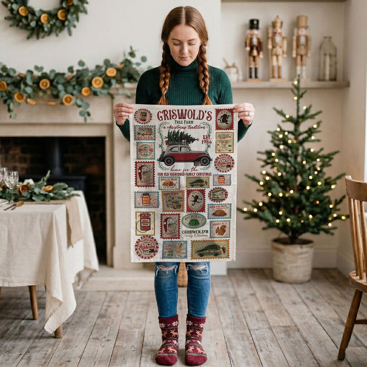 Griswold Christmas Towel