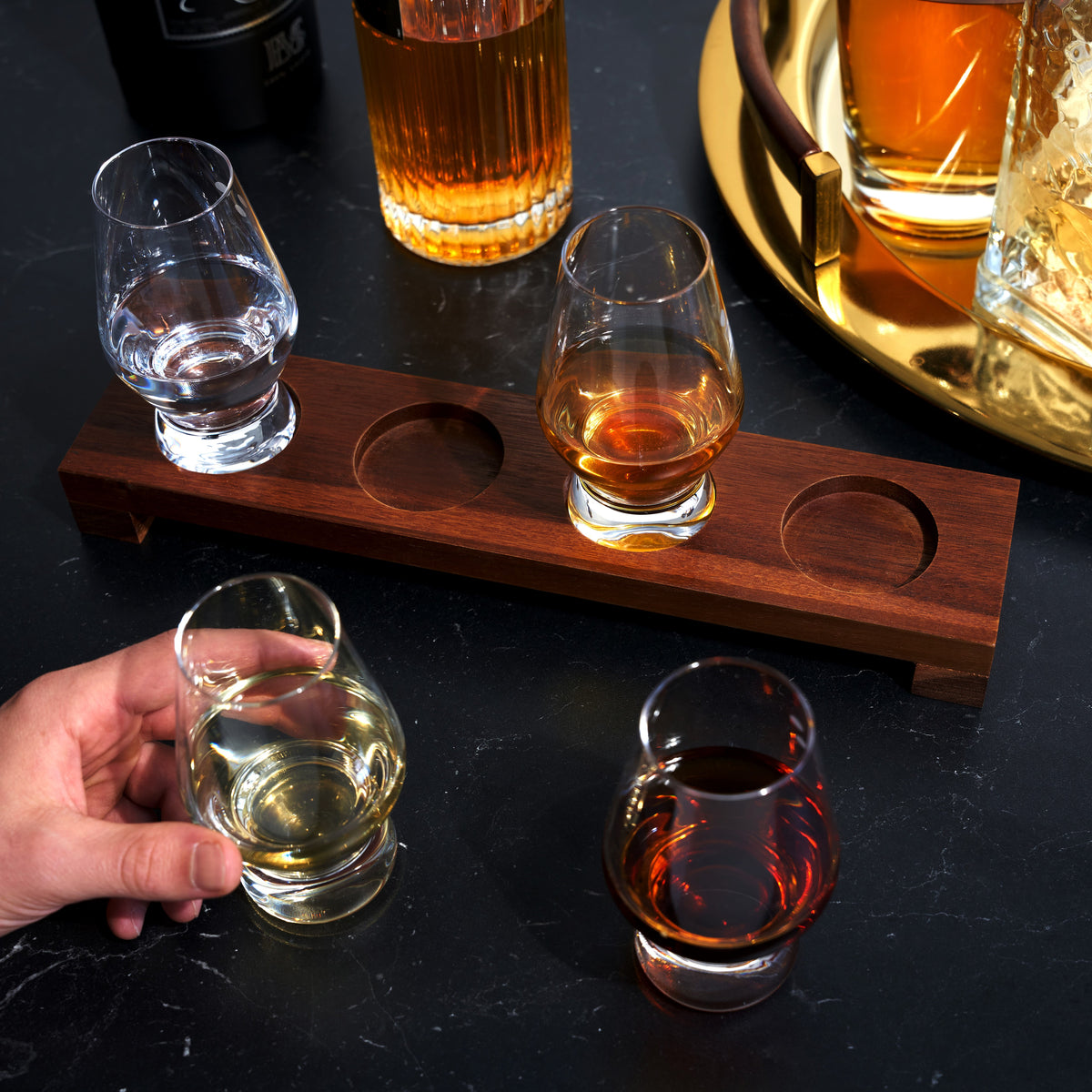 Crystal Spirit Glass Flight Set | MaisonBeach