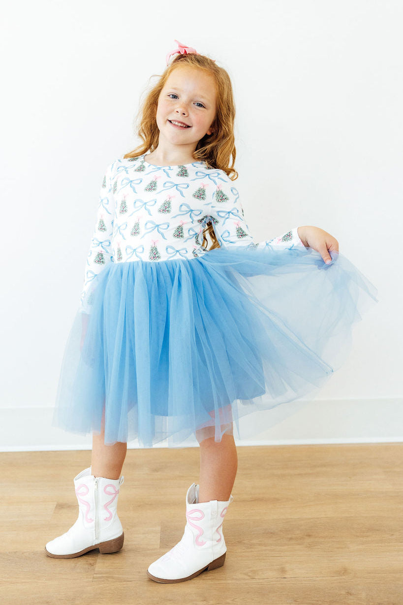 Coquette Christmas L/S Tutu Dress - MaisonBeach