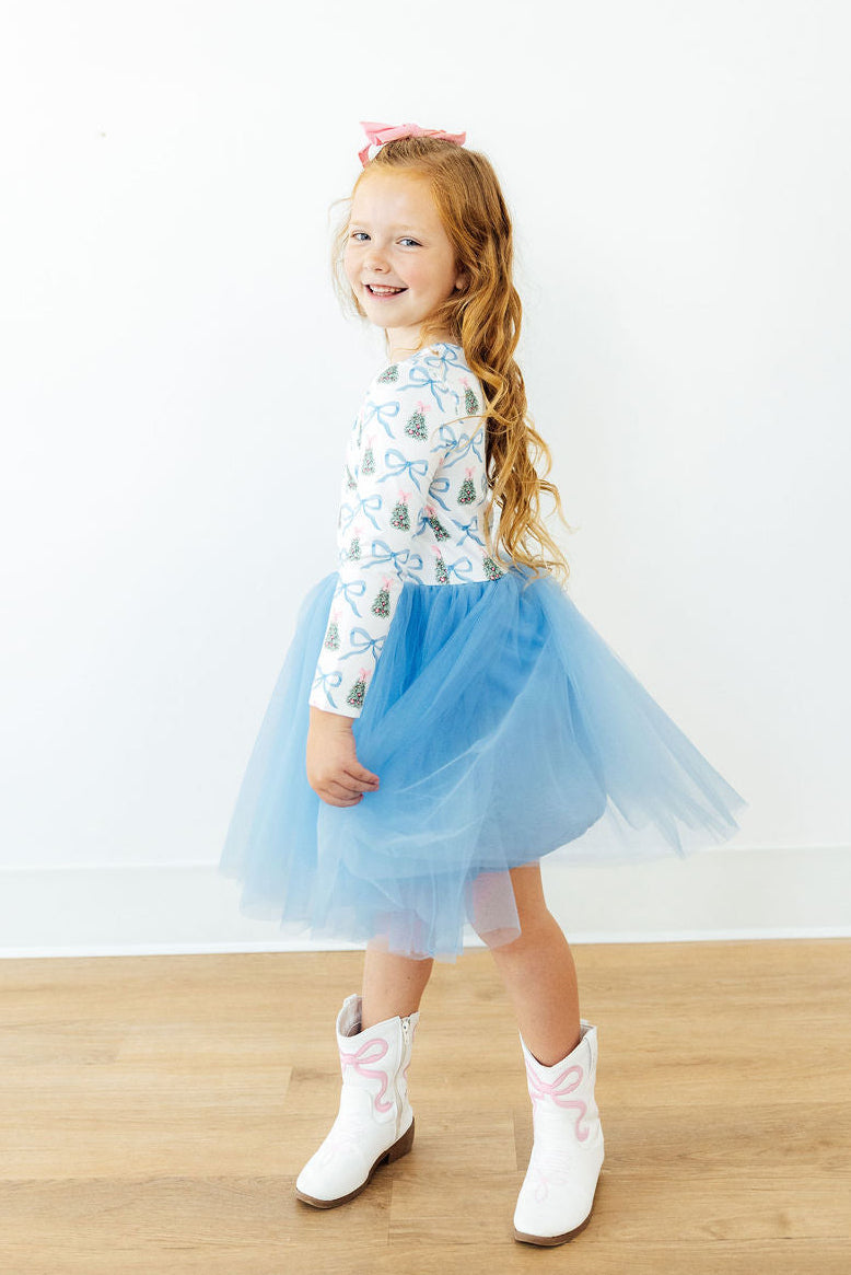 Coquette Christmas L/S Tutu Dress - MaisonBeach