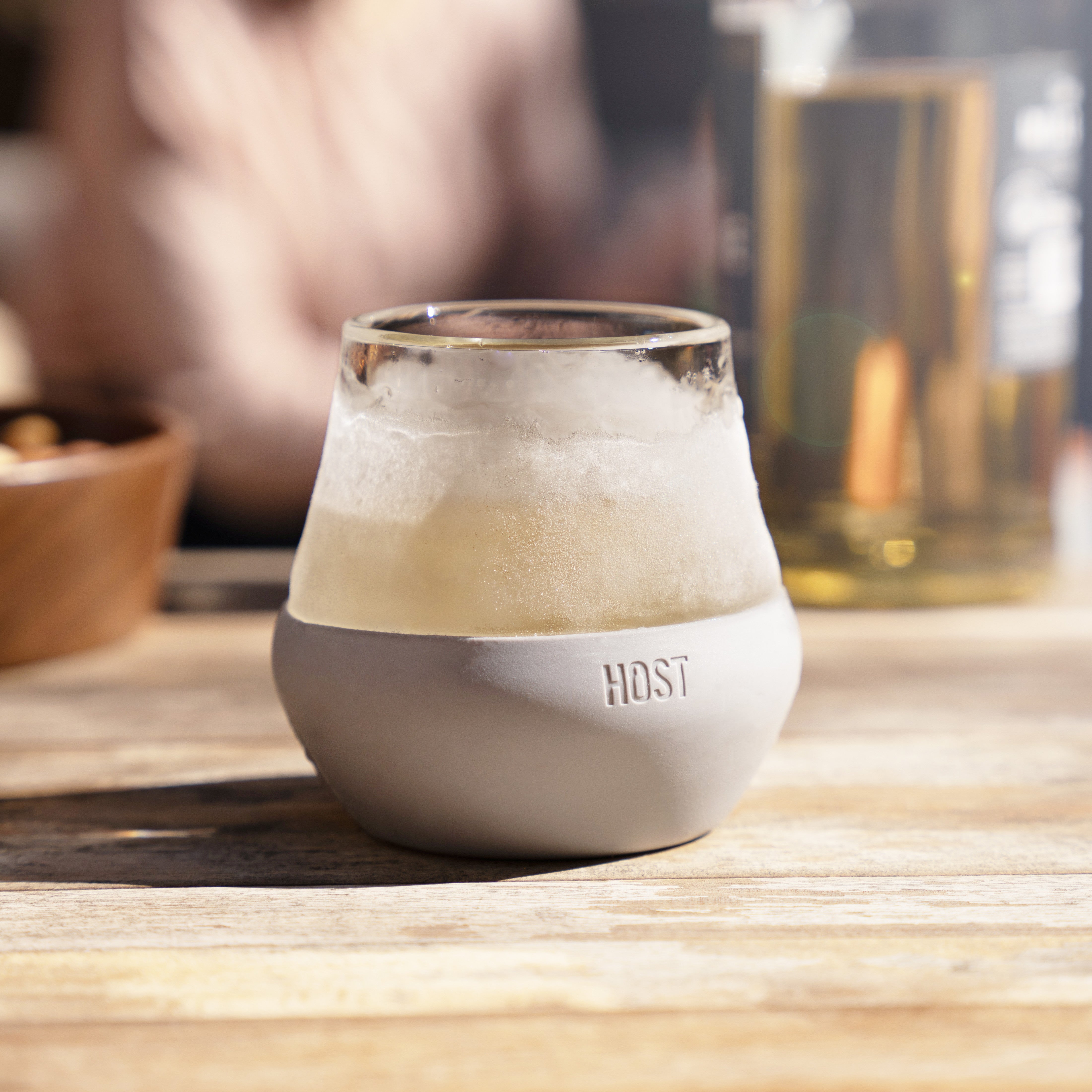Glass Tasting FREEZE™ in Gray, Set of 2