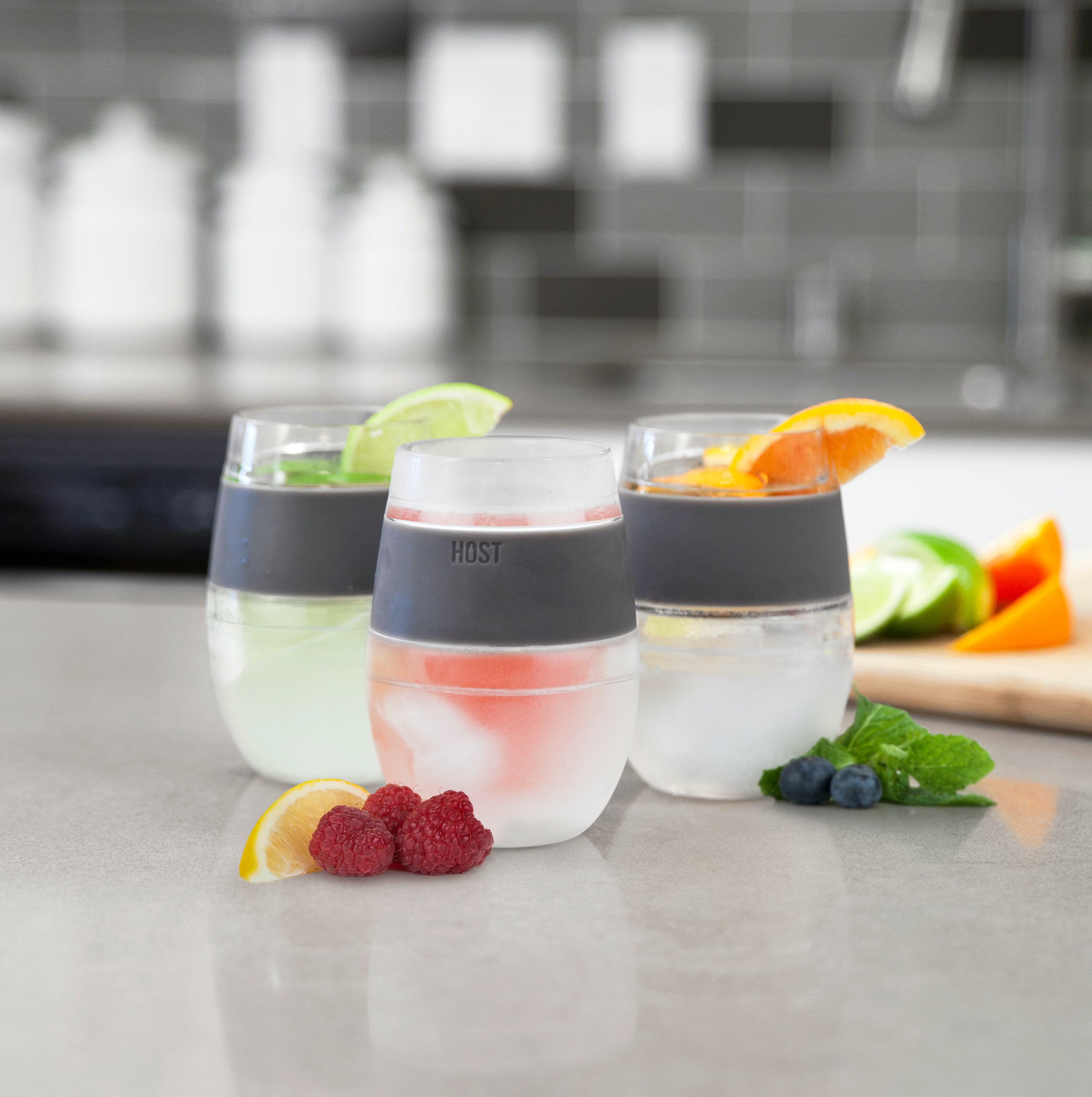 Wine FREEZE™ in Gray, Set of 2