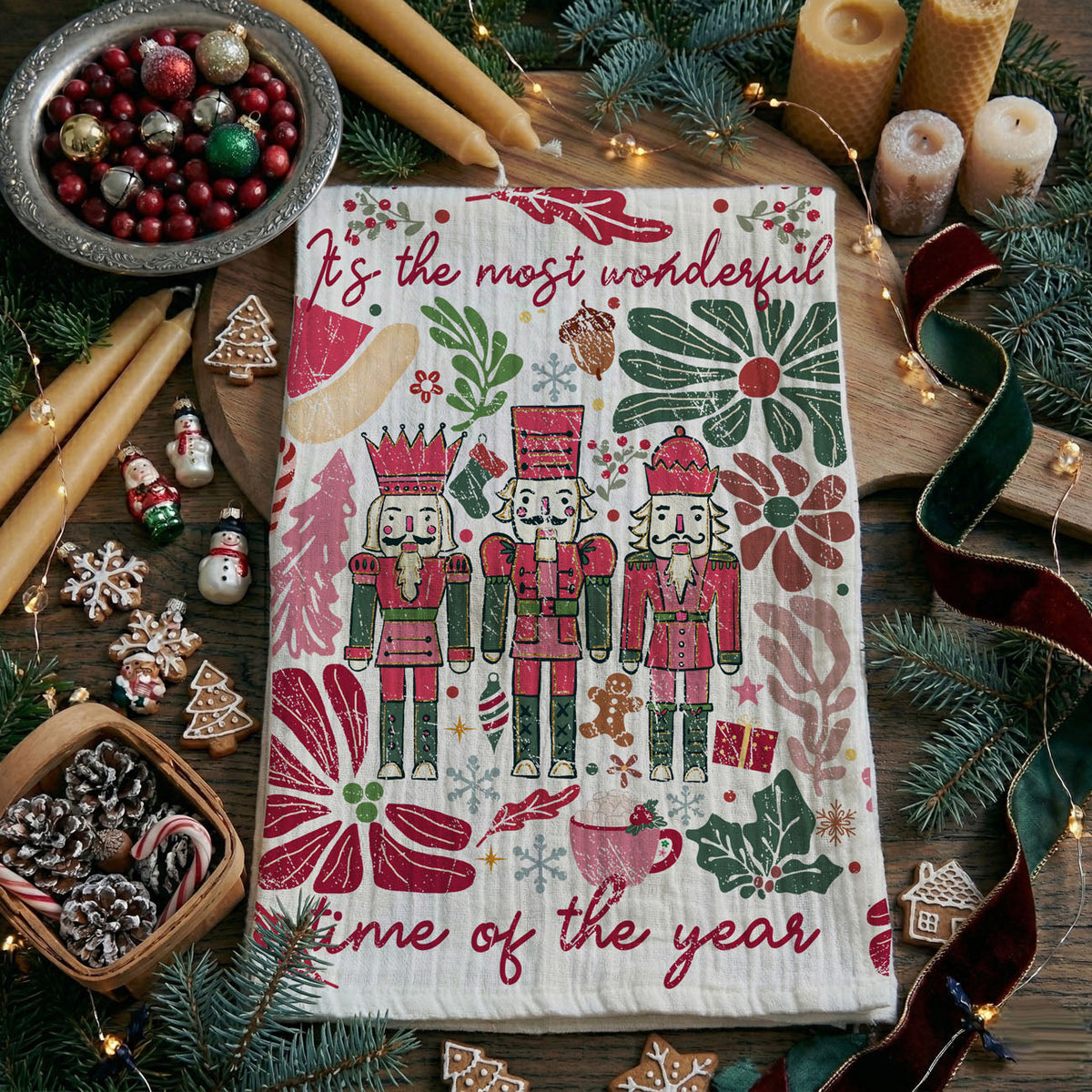 Boho Floral Nutcracker - MaisonBeach