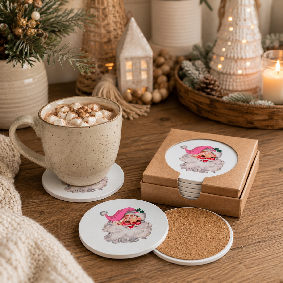 Christmas Coasters - MaisonBeach