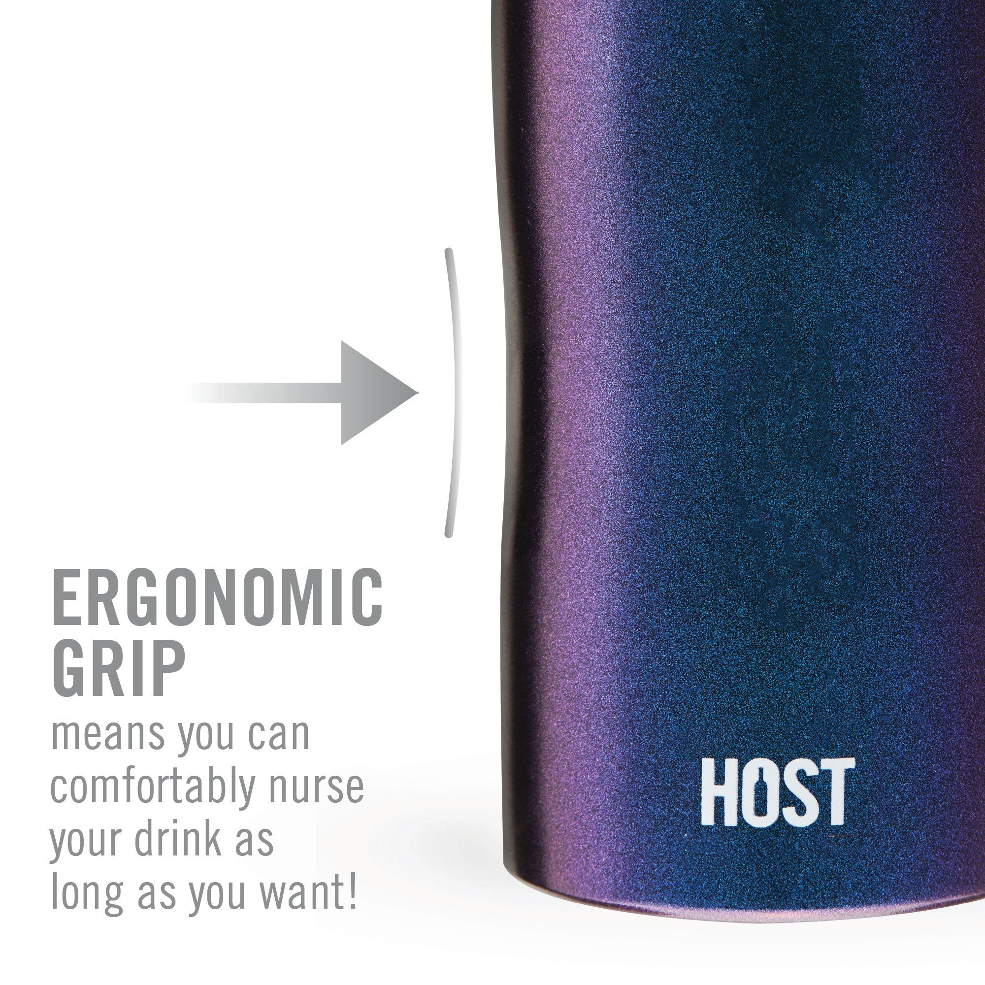 Stay-Chill Slim Can Cooler in Galaxy Black