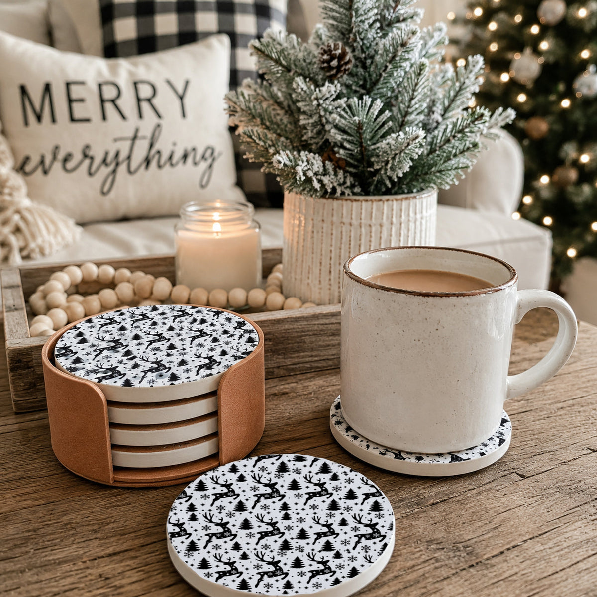 Christmas Coasters - MaisonBeach
