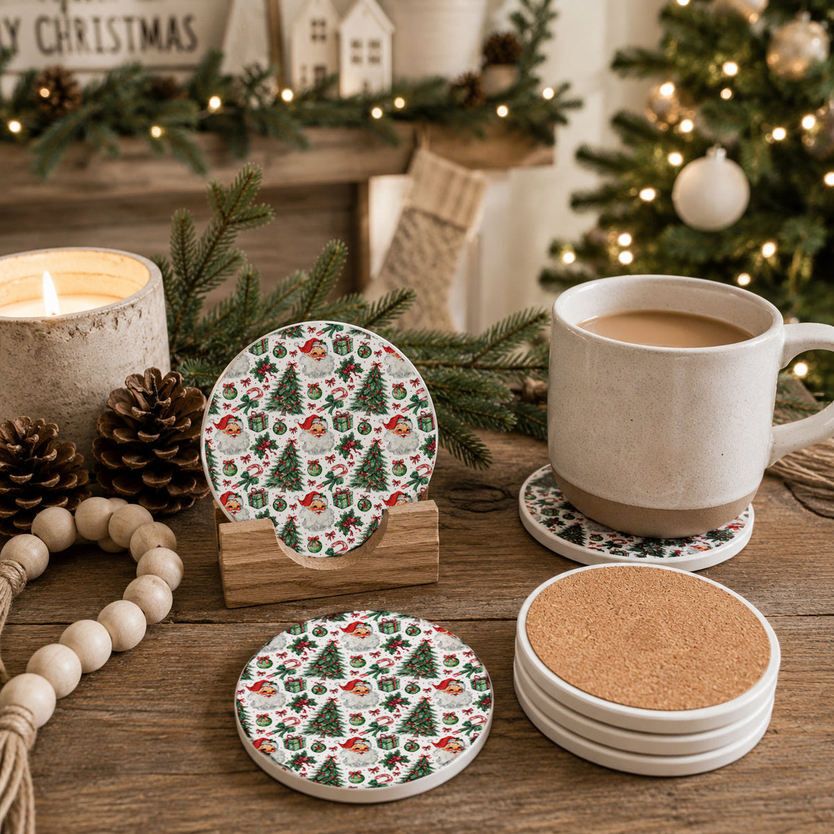 Christmas Coasters - MaisonBeach