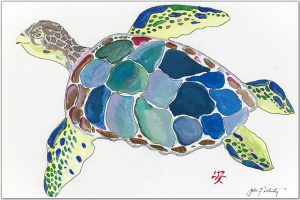 Sea Turtle Placemat | Beach House - MaisonBeach