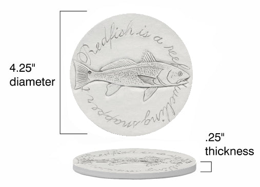 Redfish Drink Coasters - MaisonBeach