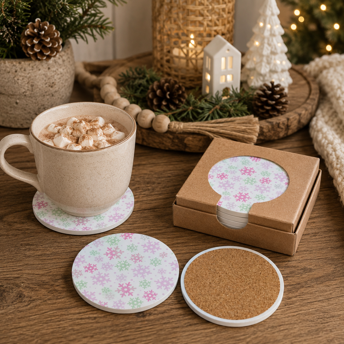 Christmas Coasters - MaisonBeach