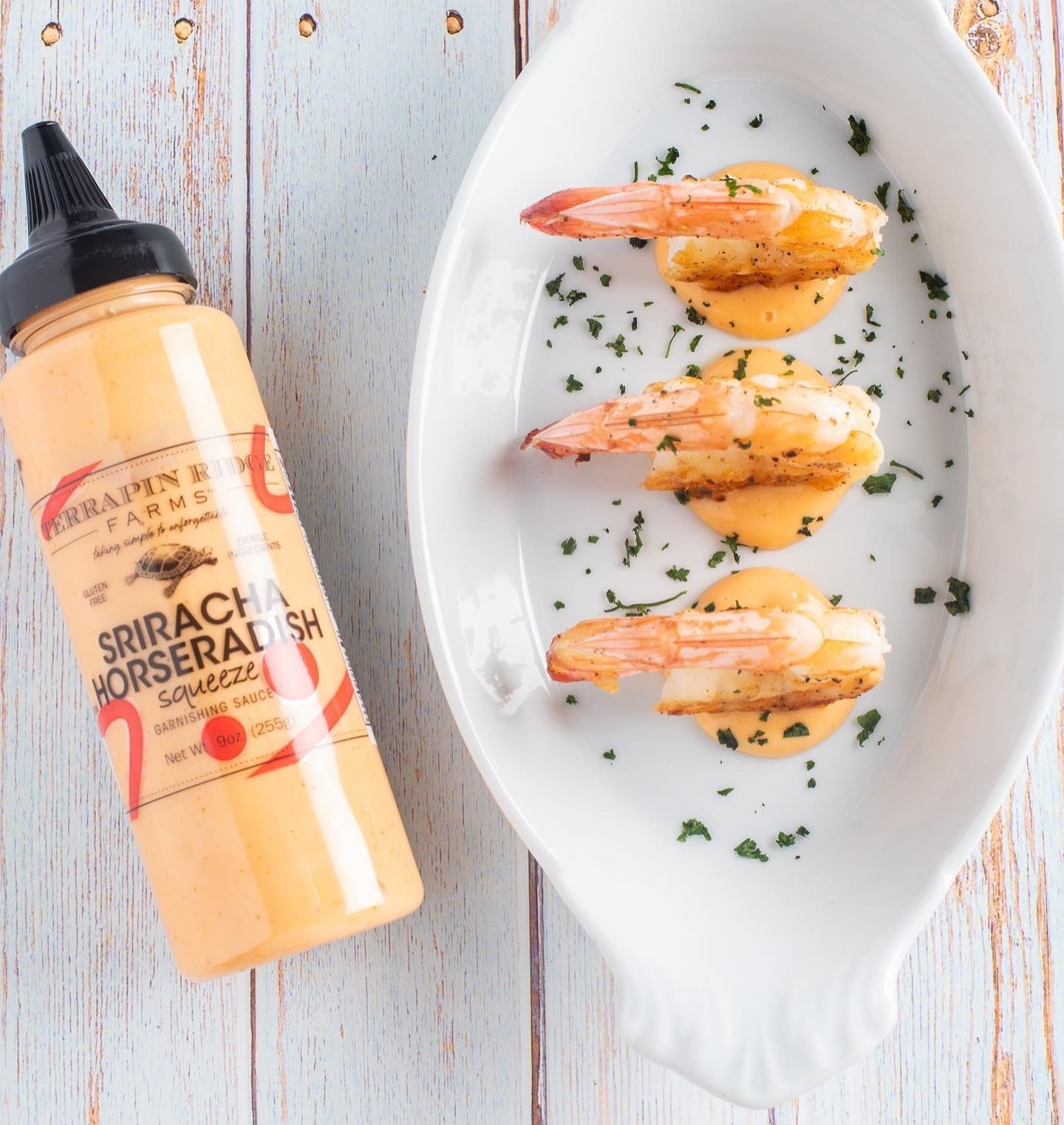 Sriracha Horseradish Garnishing Squeeze - MaisonBeach