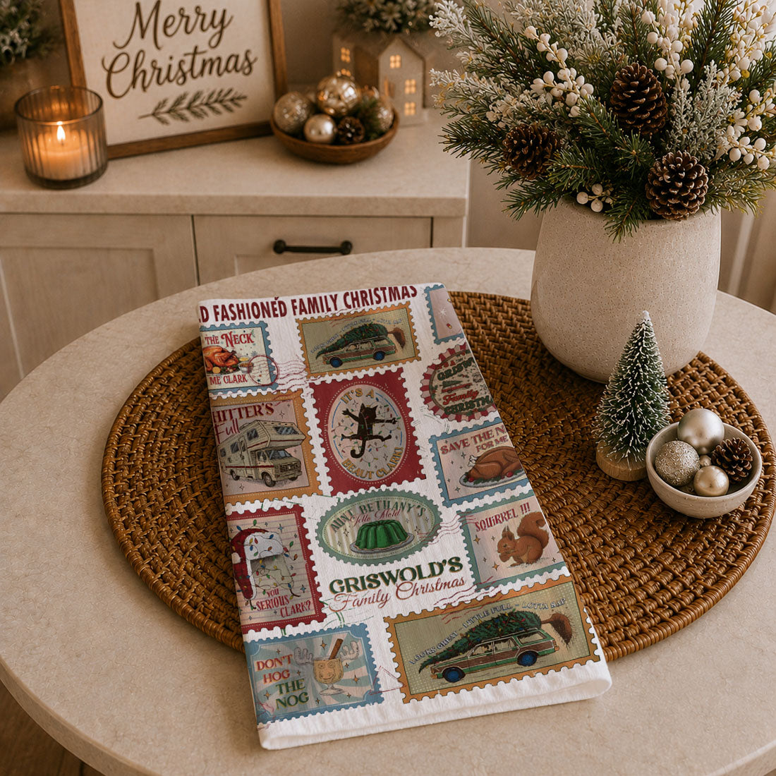 Griswold Christmas Towel