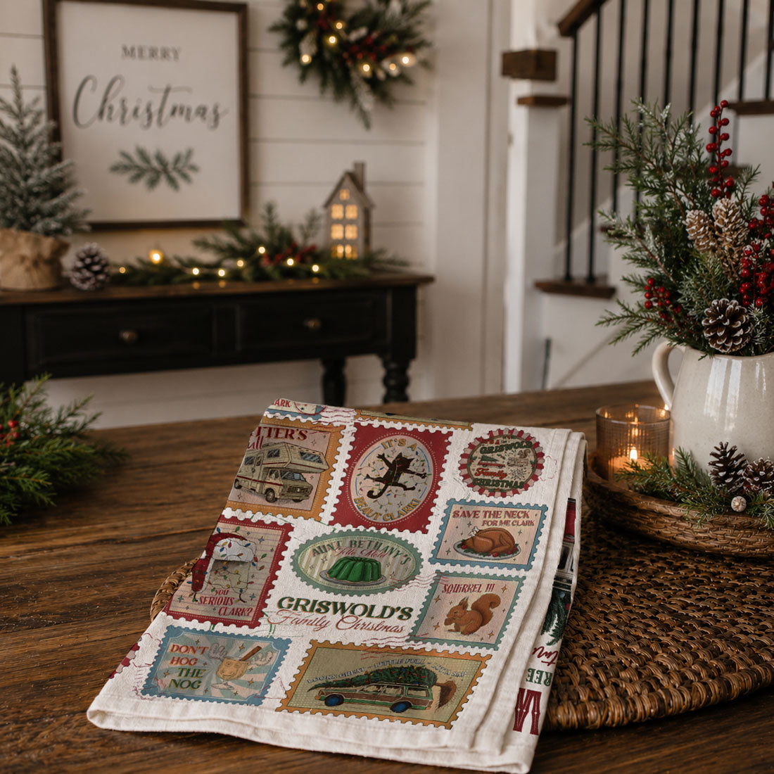 Griswold Christmas Towel