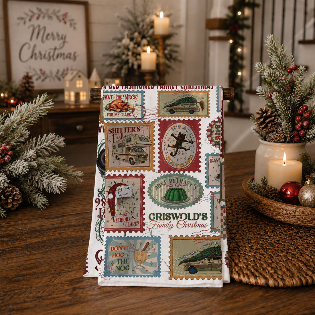 Griswold Christmas Towel