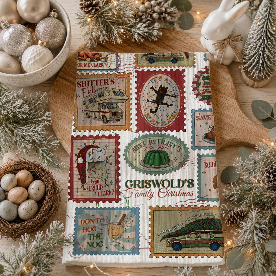 Griswold Christmas Towel