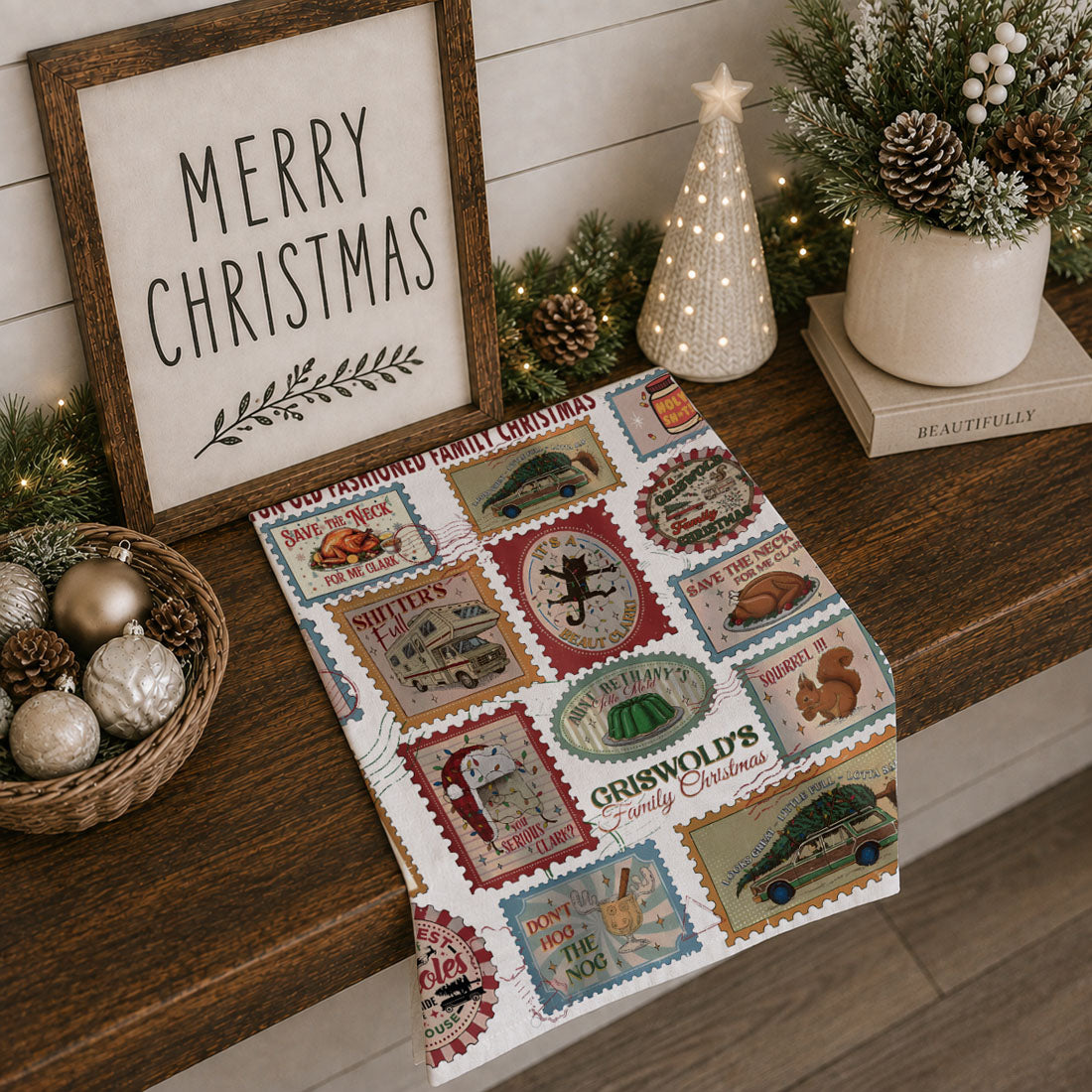 Griswold Christmas Towel