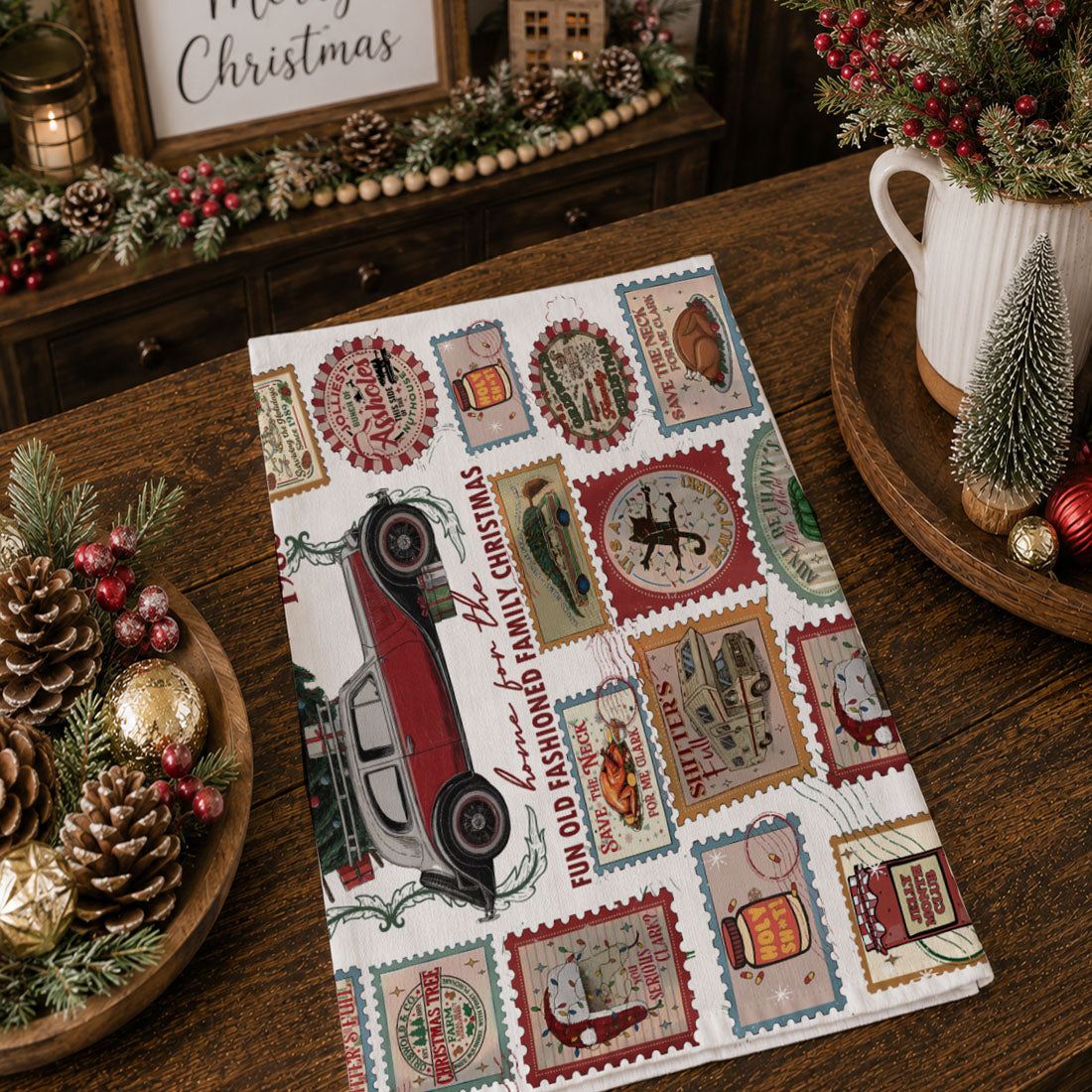 Griswold Christmas Towel