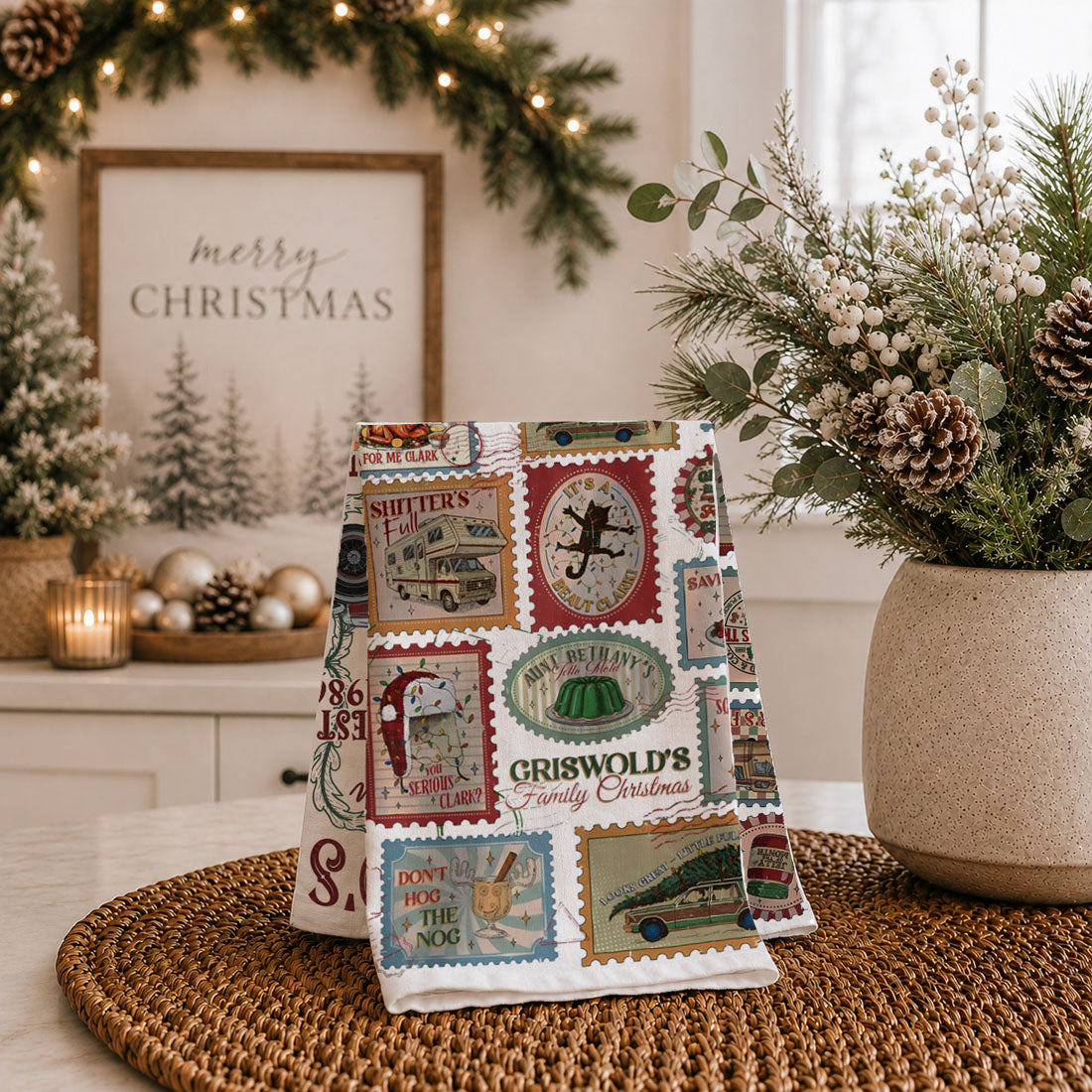 Griswold Christmas Towel