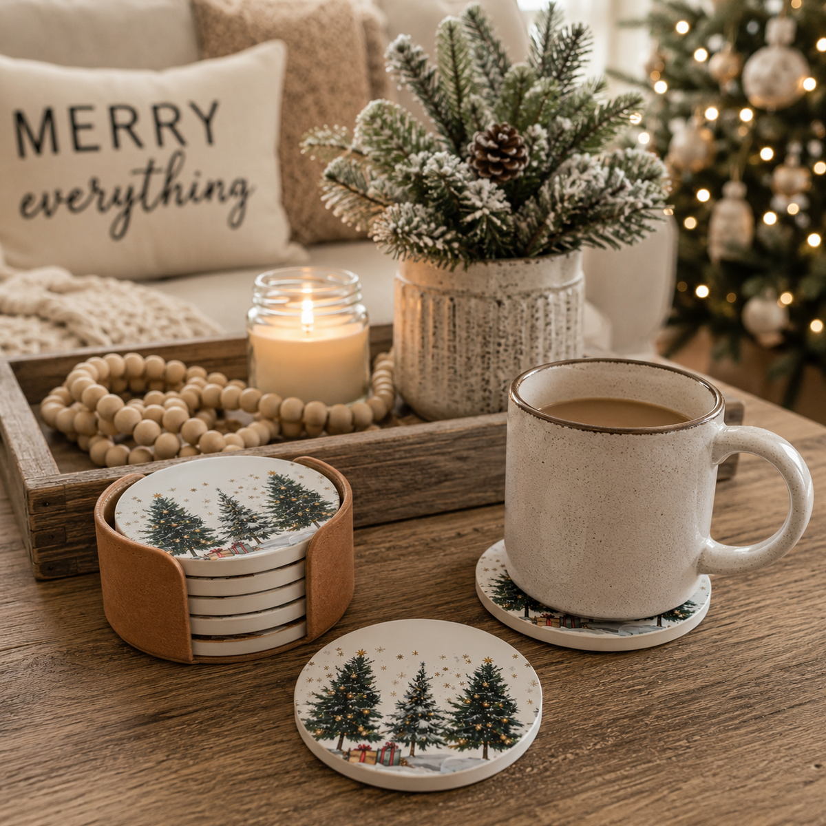 Christmas Coasters - MaisonBeach