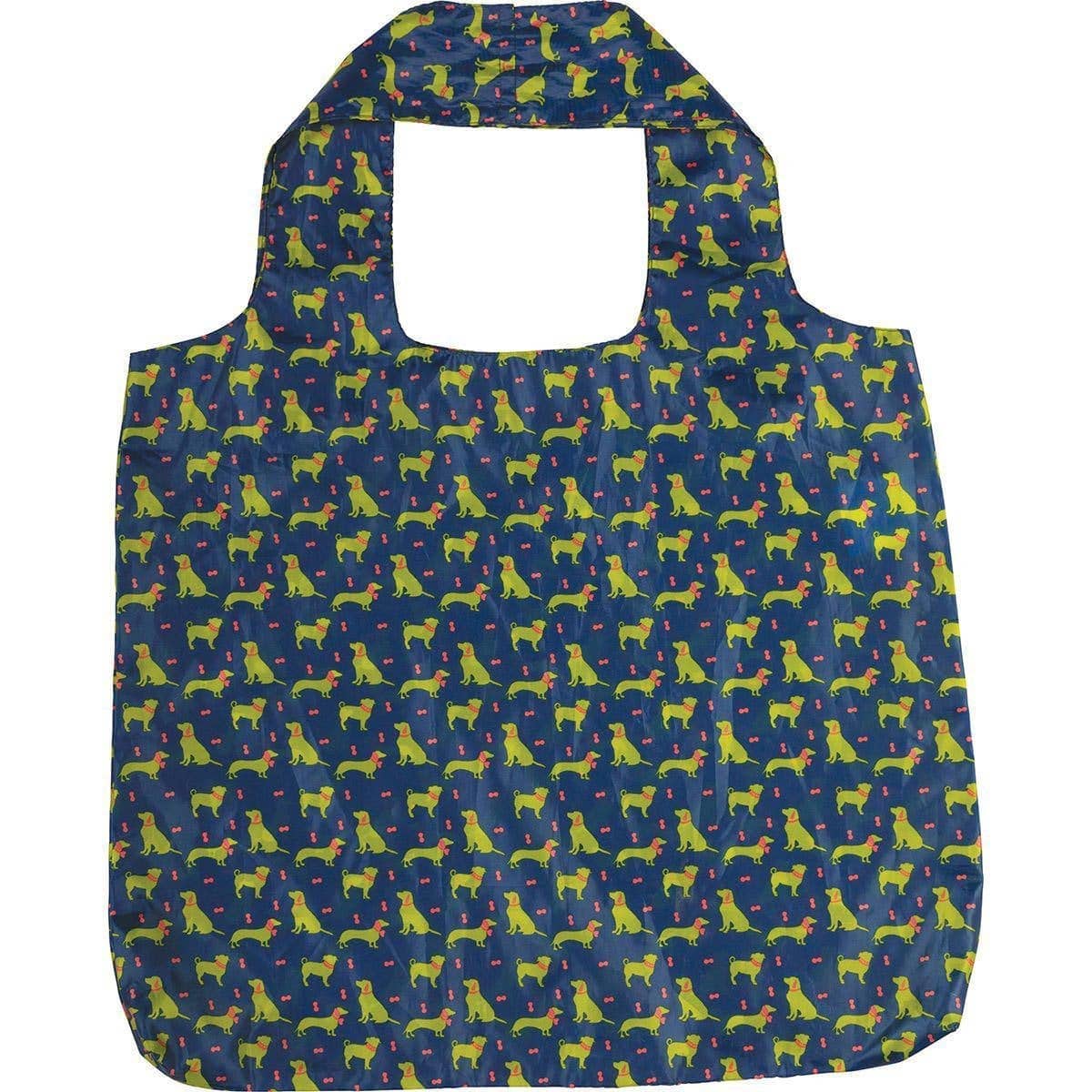 rockflowerpaper - DOG PACK NAVY Reusable Shopping Bag - MaisonBeach
