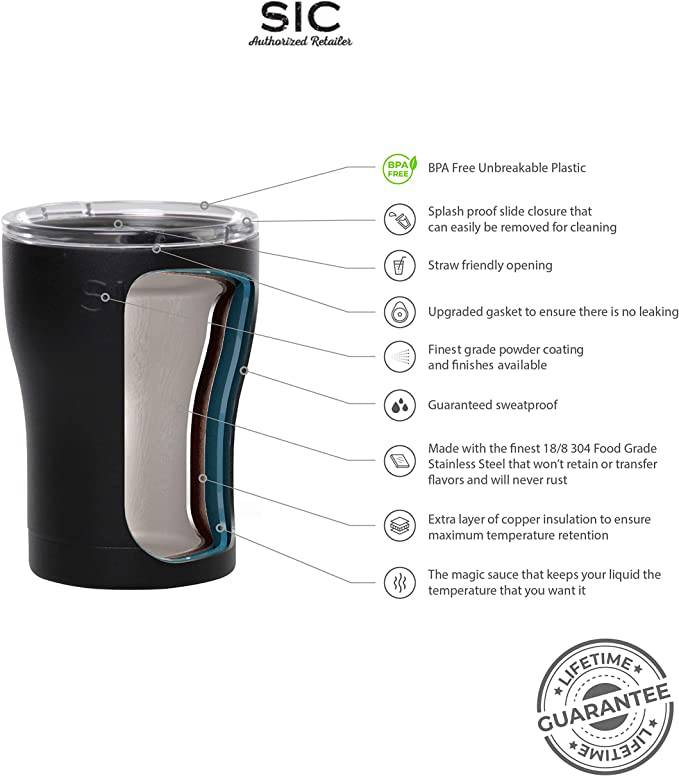 SIC Cups - 12 oz. Boho Plants - MaisonBeach