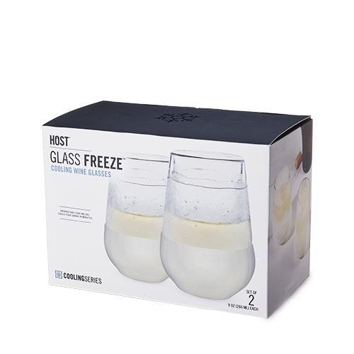 HOST - Glass FREEZE™ Wine Glass (set of two) by HOST®