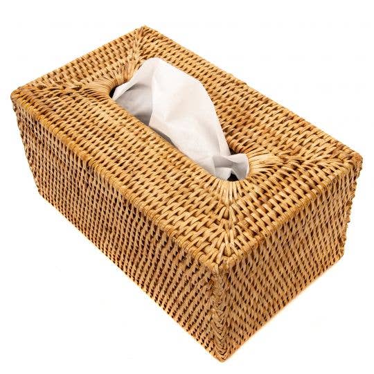 Artifacts Trading Company - Artifacts Rattan Rectangular Tissue Box Cover