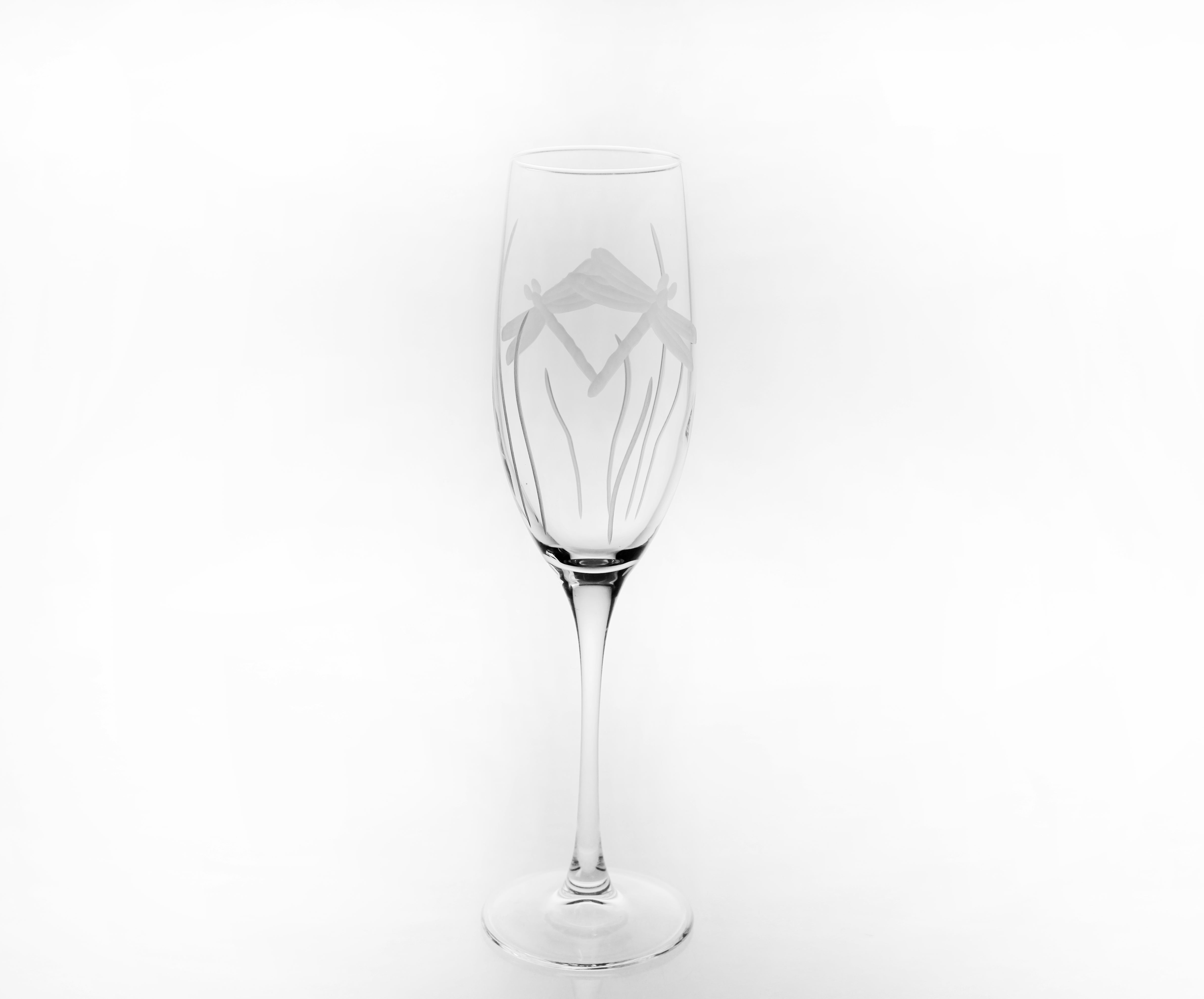 Dragonfly 9oz. Champagne/Prosecco Glasses-Set of 4 - MaisonBeach