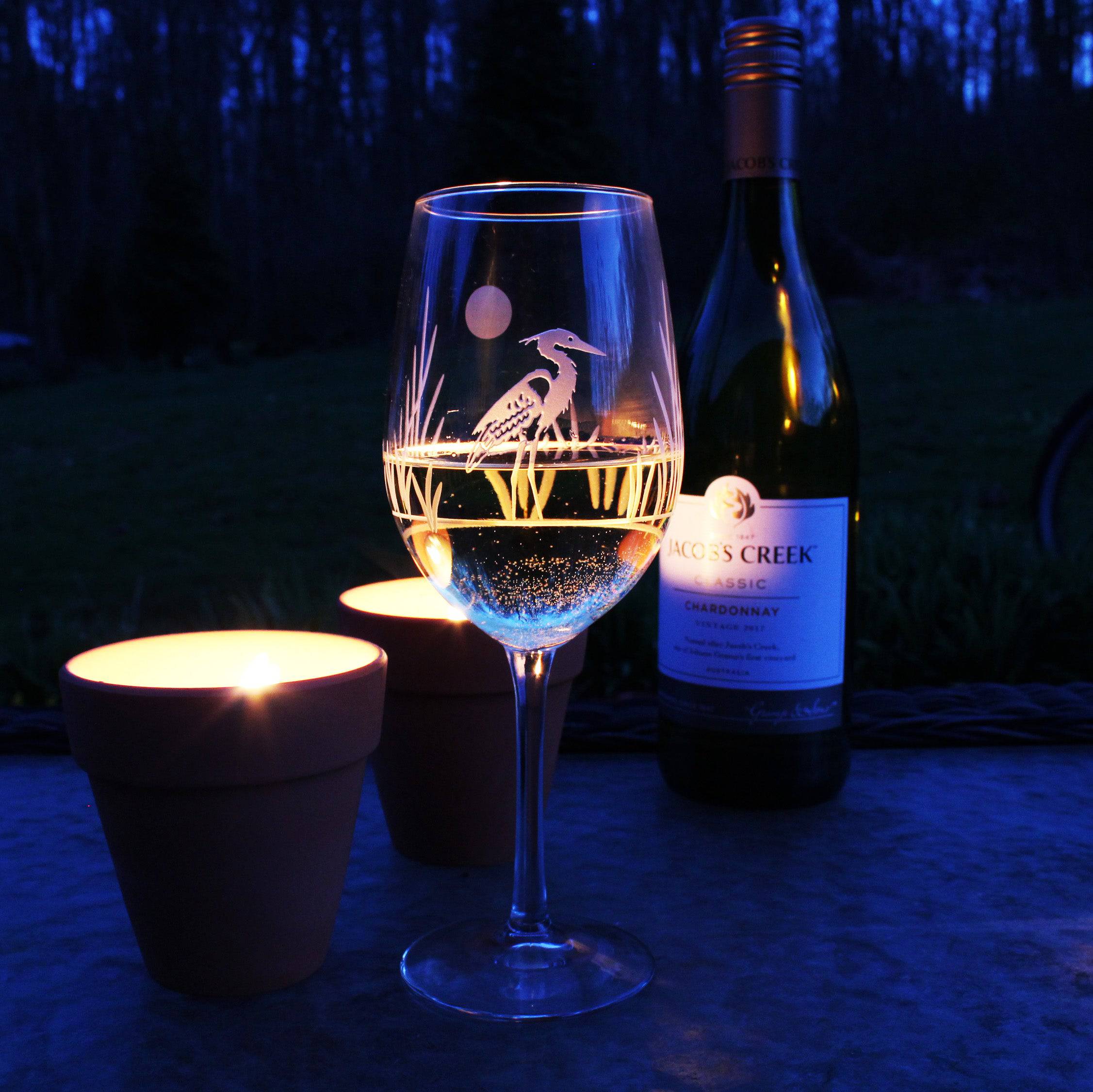 Heron 12oz. White Wine-Set of 4 - MaisonBeach