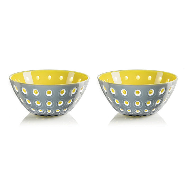 Le Murrine Grey & Yellow Mini Bowls-Set of 2