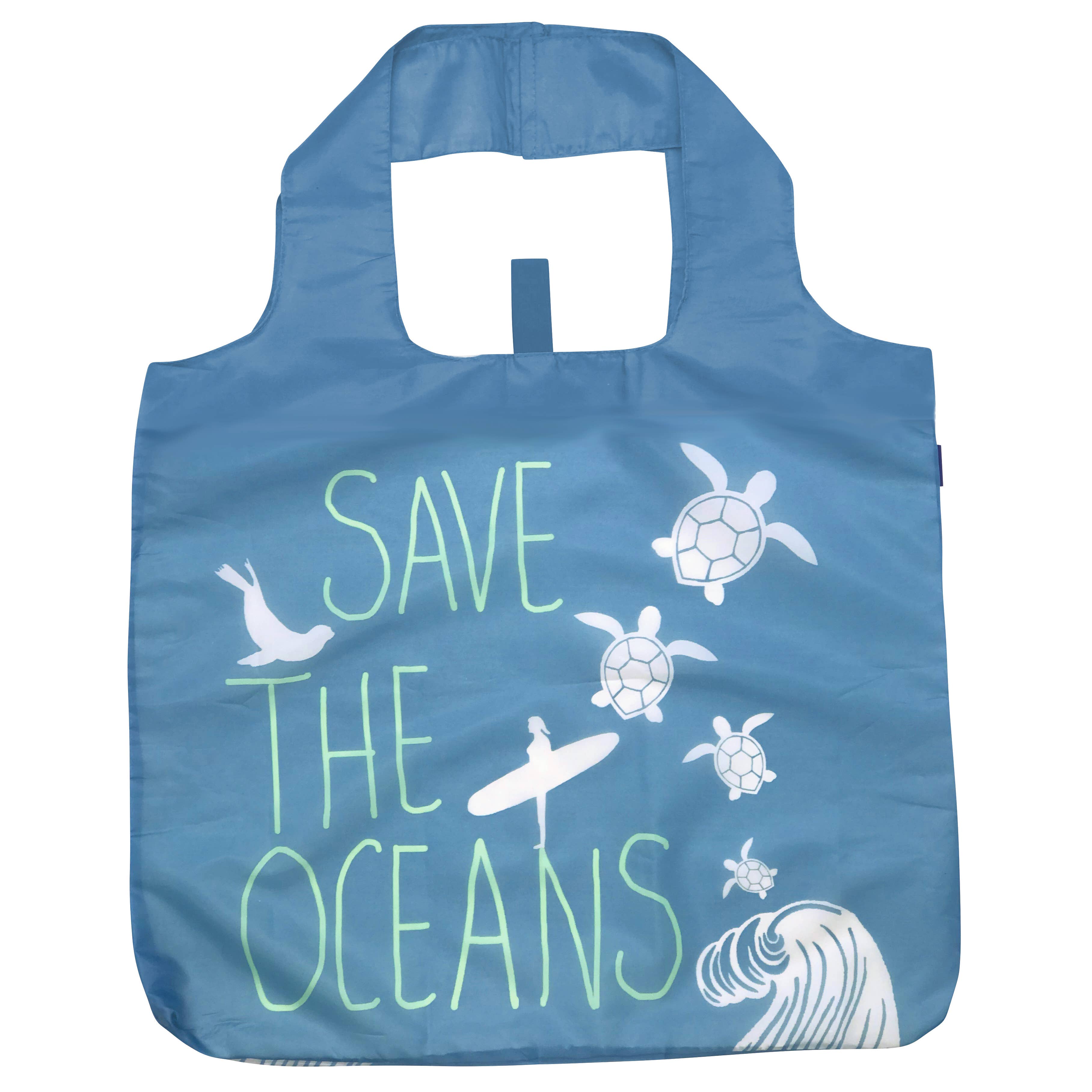SAVE THE OCEANS Reusable Shopping Bag - MaisonBeach