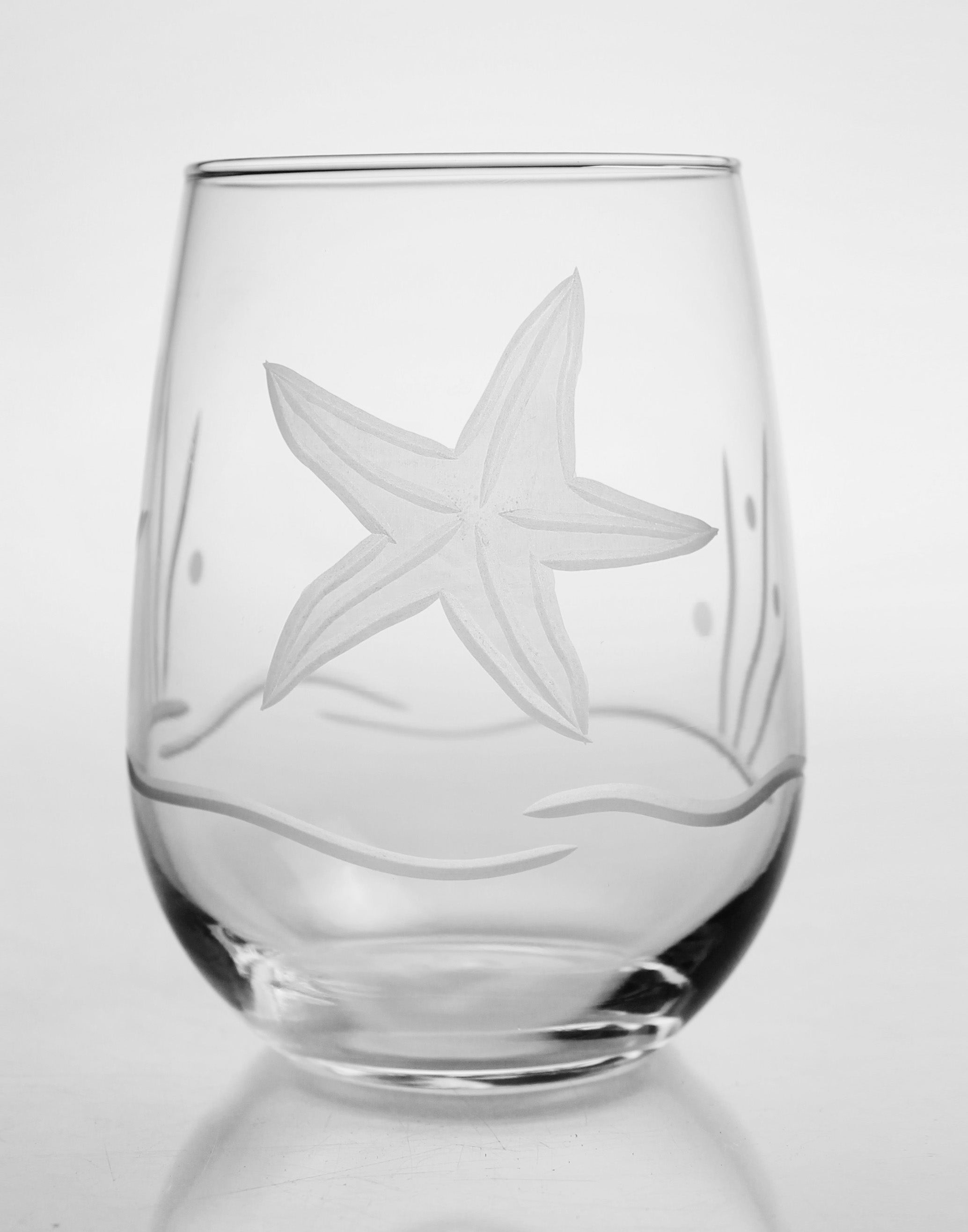 Starfish 17oz. Stemless Wine Goblet -Set of 4 - MaisonBeach