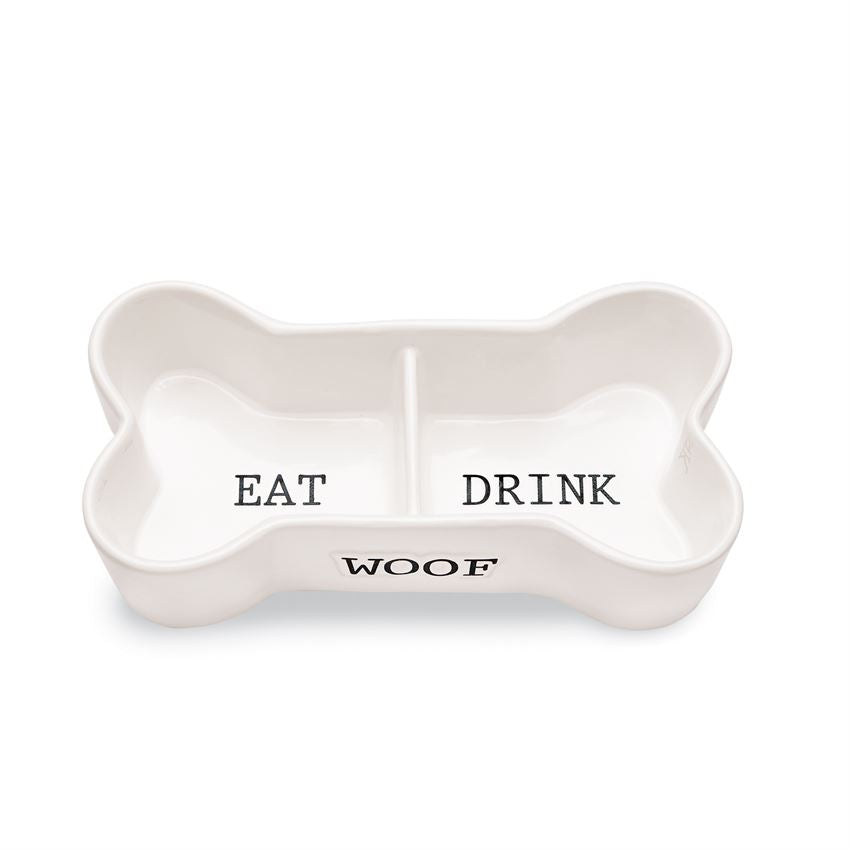 Eat & Drink Dog Bone Bowl - MaisonBeach