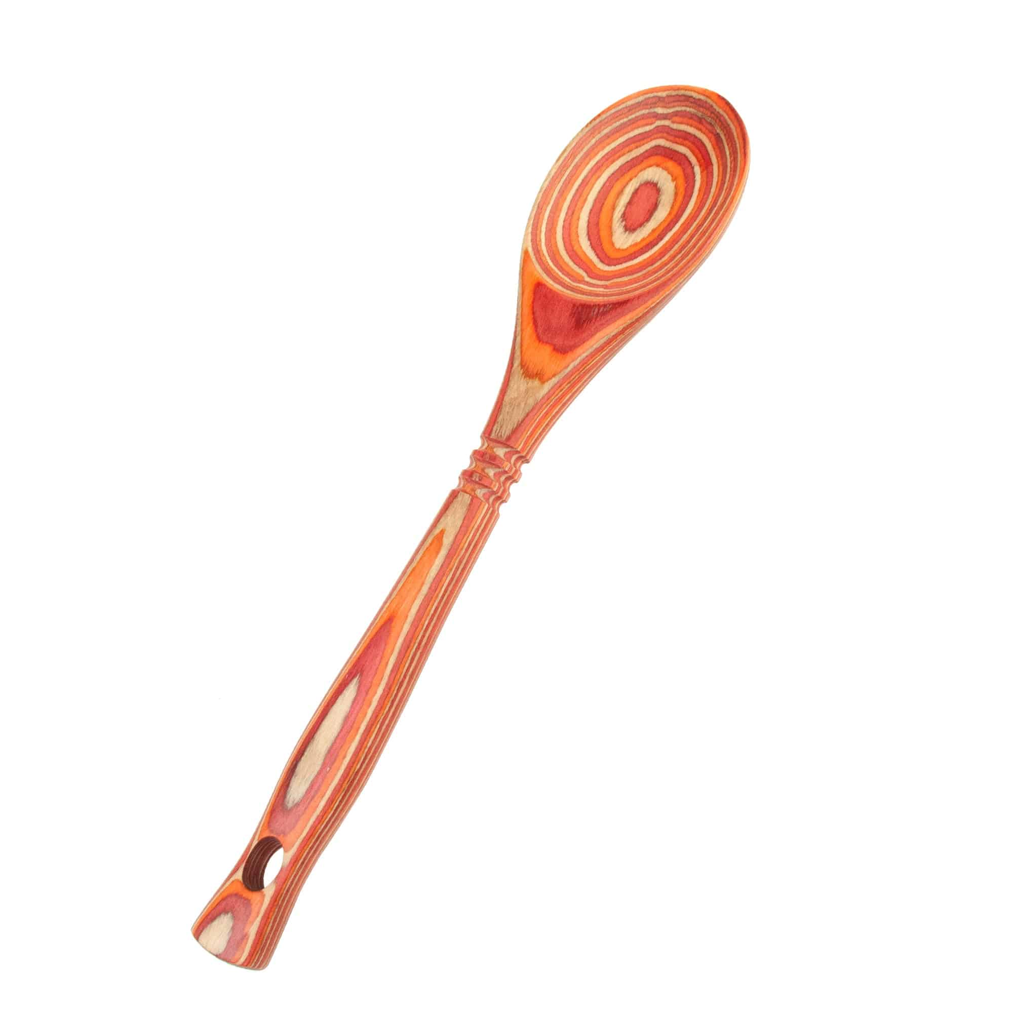 12" Red Pakka Wood Spoon - MaisonBeach