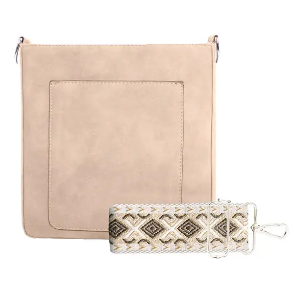 K. Carroll Accessories - MAY SUEDE CROSSBODY🍁: TAUPE