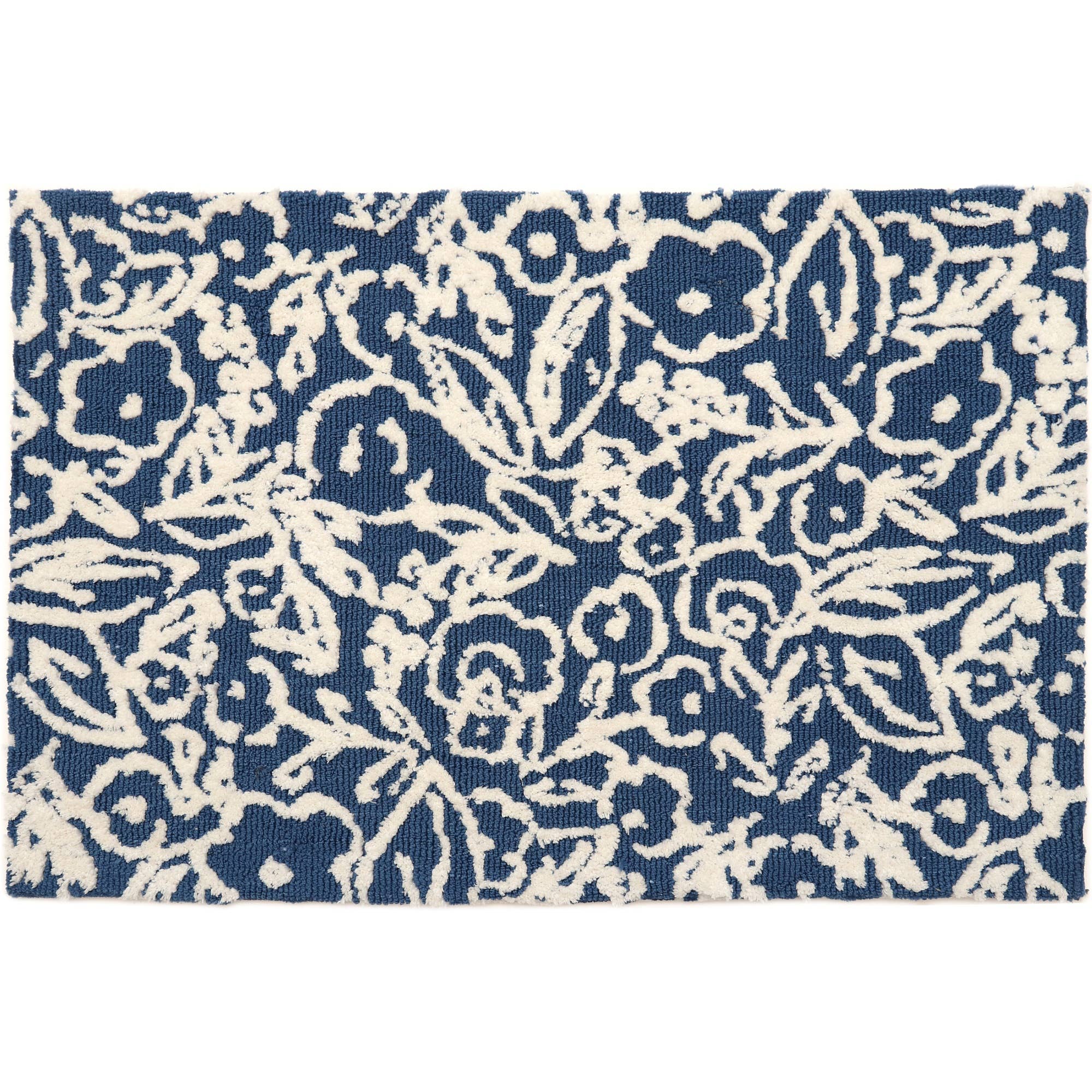 Fab Floral Navy  21" x 33" -