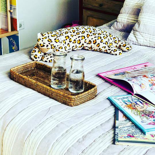 Rectangular Vanity Tray-Honey - MaisonBeach