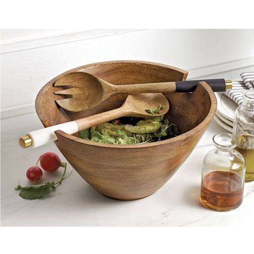 Wood Bowl and Server Set - MaisonBeach